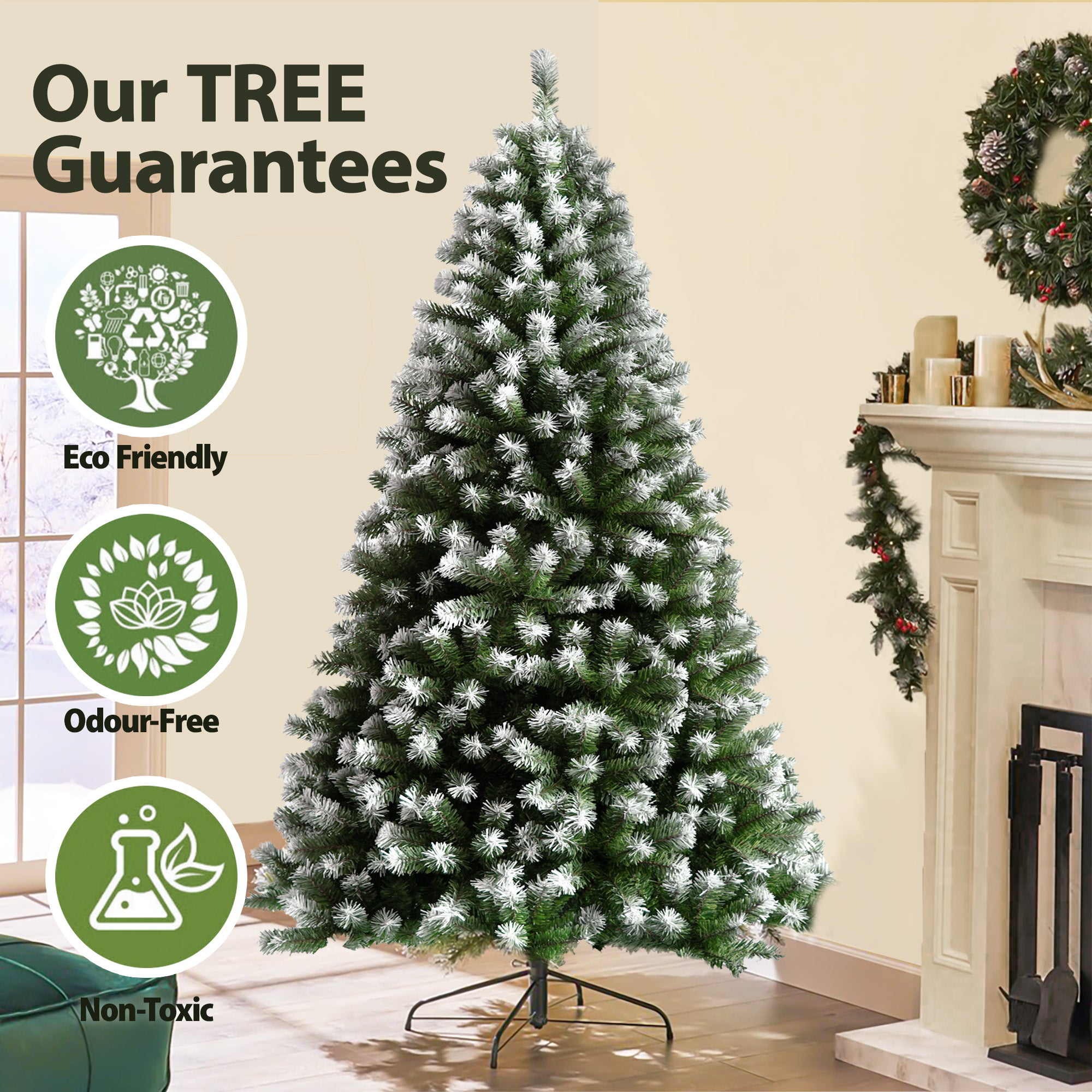 180cm Snowy Tip Christmas Tree