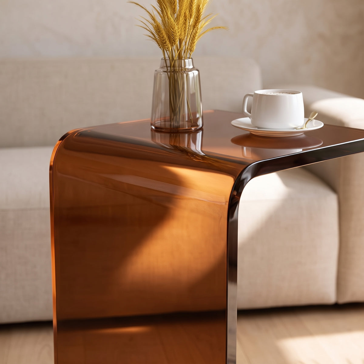 Allerød 2-in-1 Acrylic Side Table