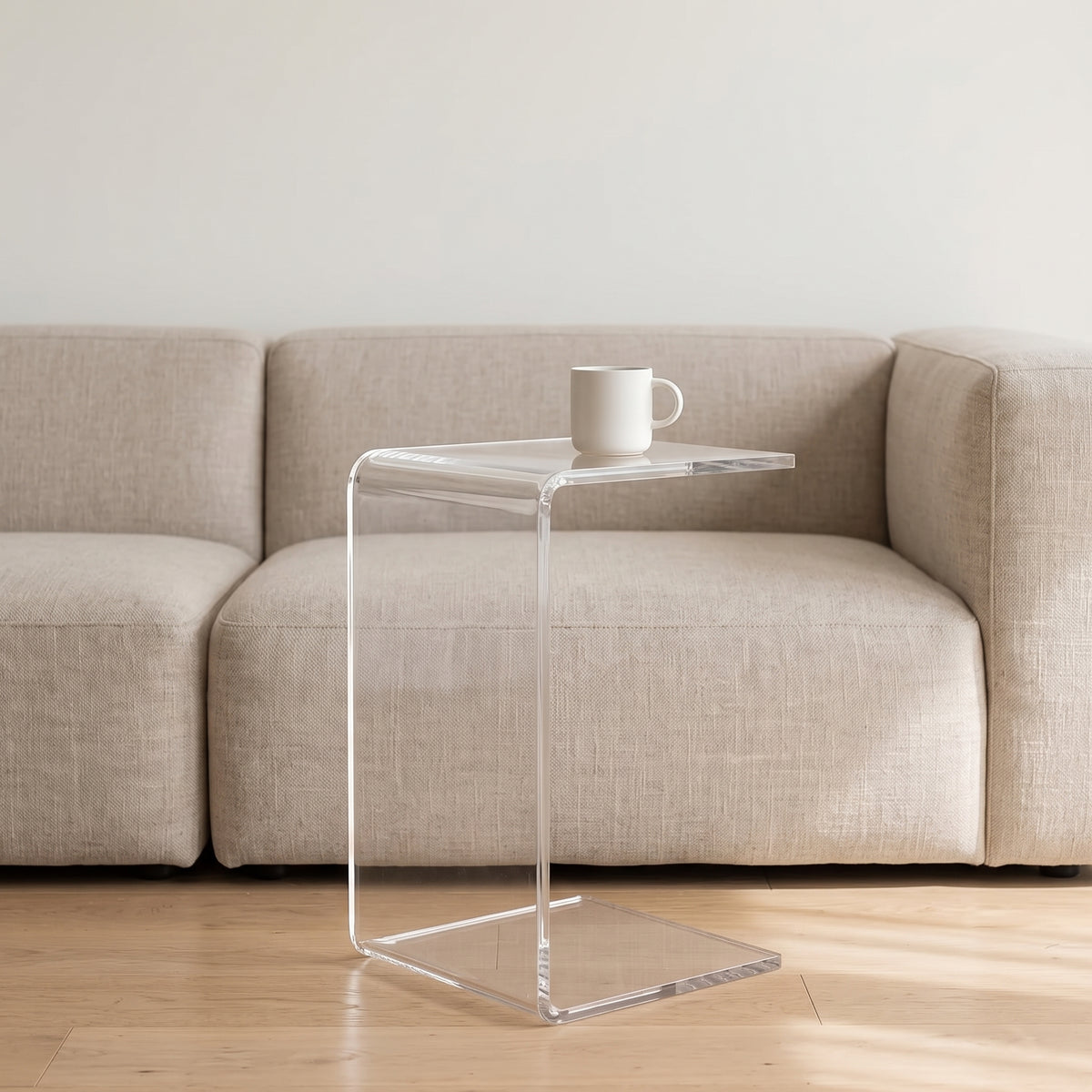 Allerød 2-in-1 Acrylic Side Table