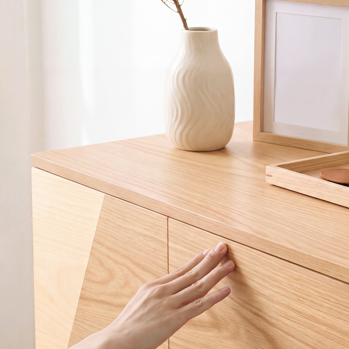 Åndalsnes Shoe Rack Storage Cabinet - 3 Door