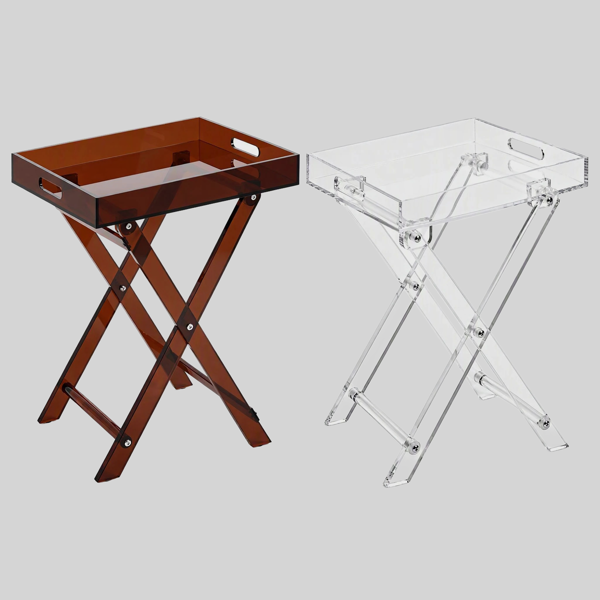 Askim Acrylic Folding Tray Table