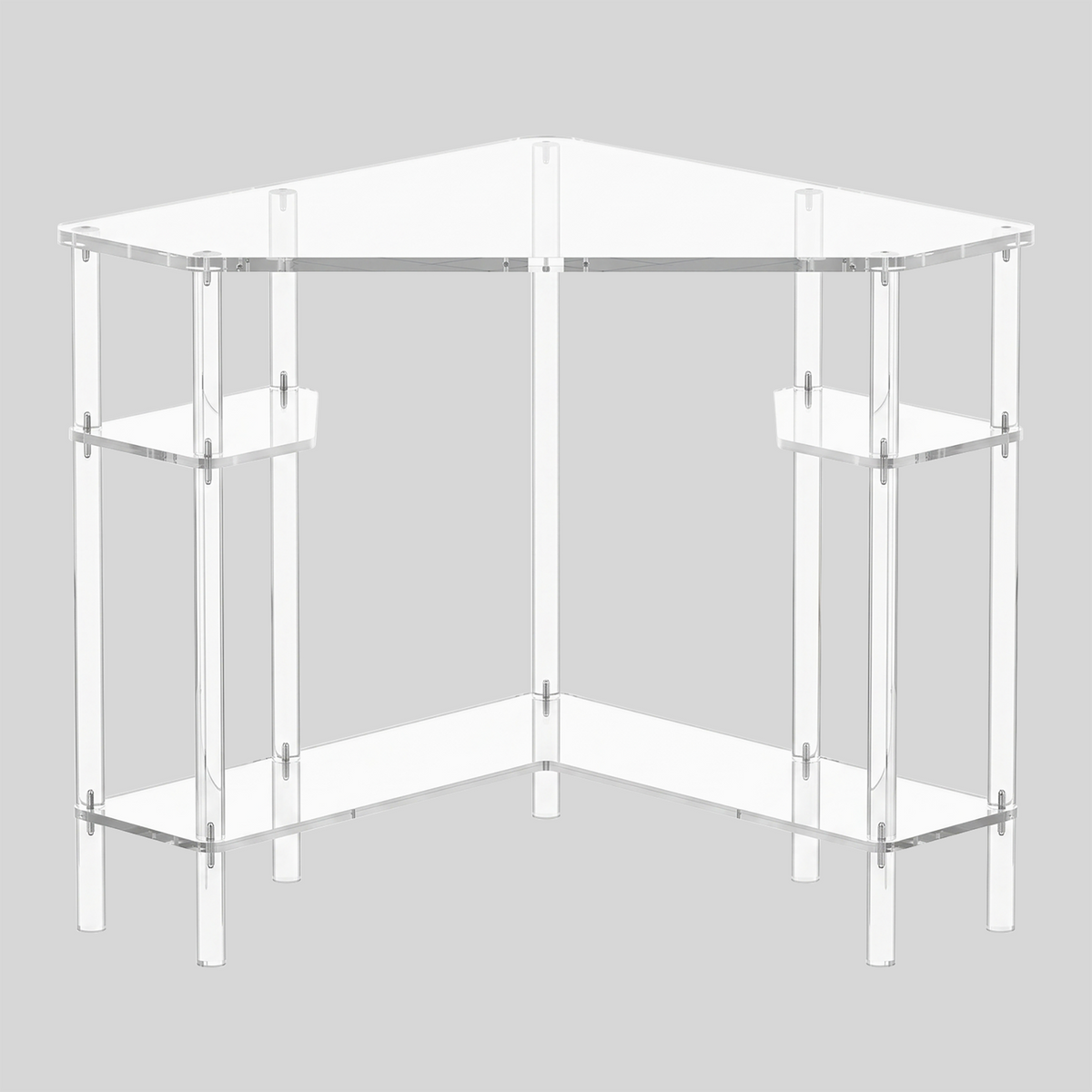Bogense Acrylic Corner Desk