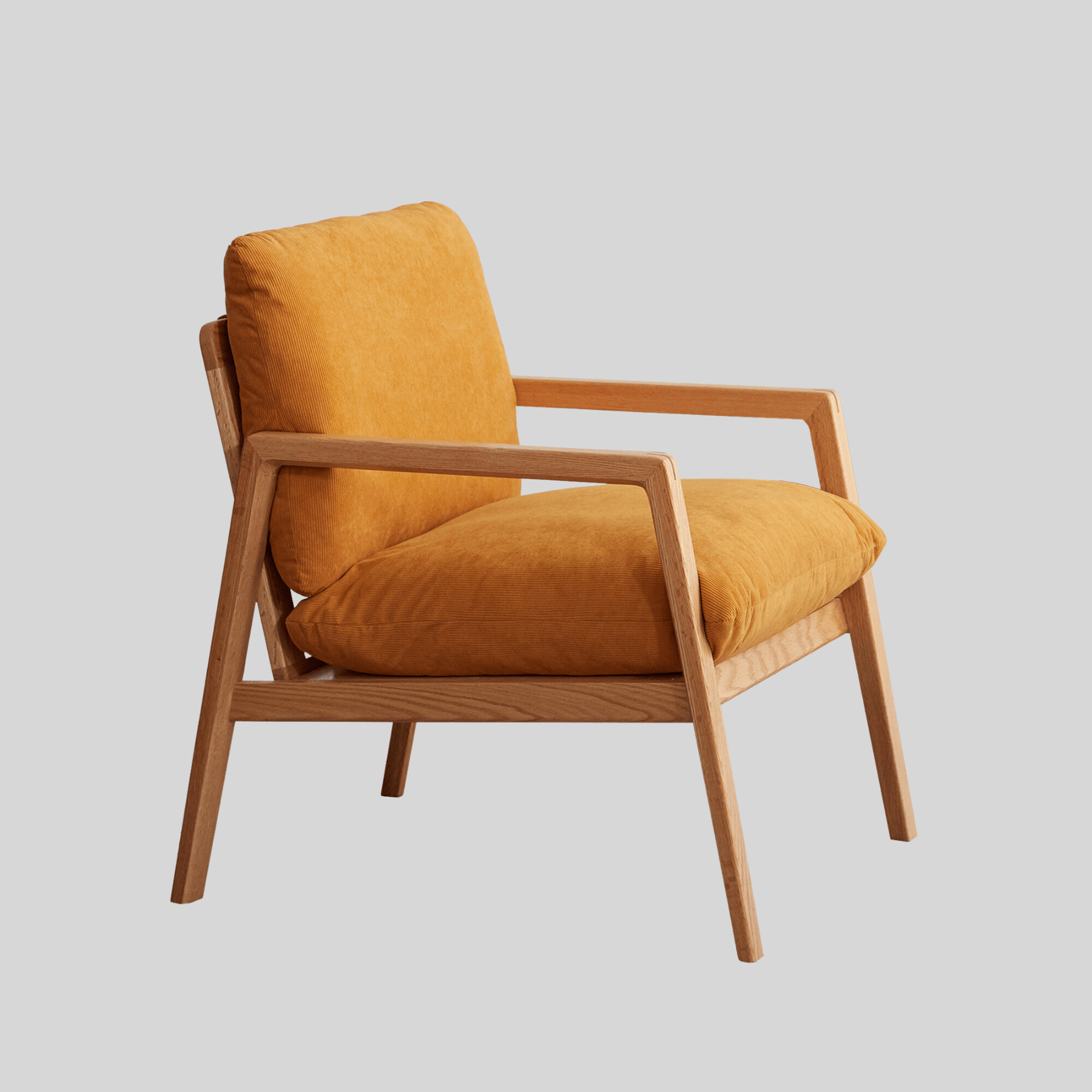 Niane Solid Oak Armchair