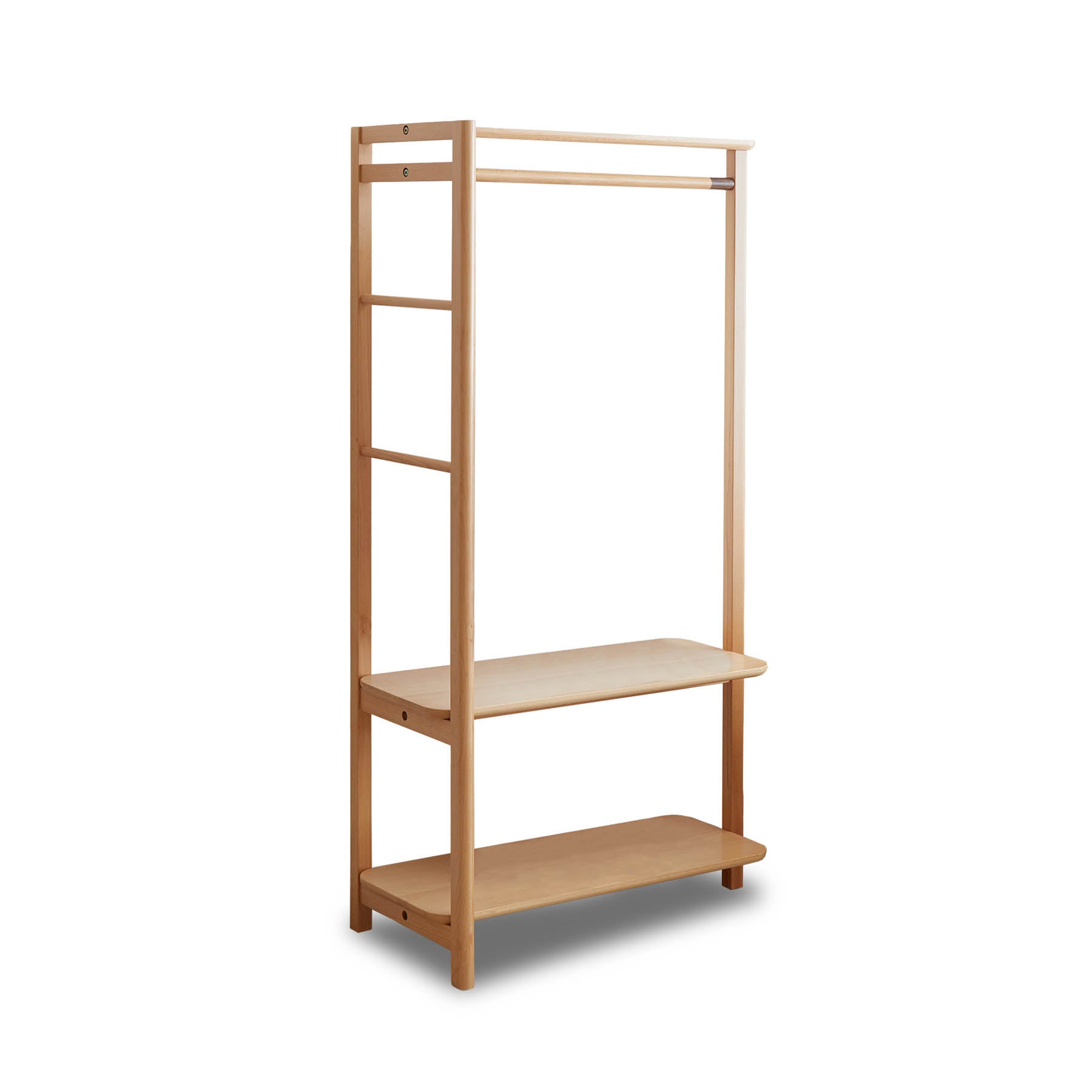 Roskilde 2 Tier Solid Beechwood Clothing Rack