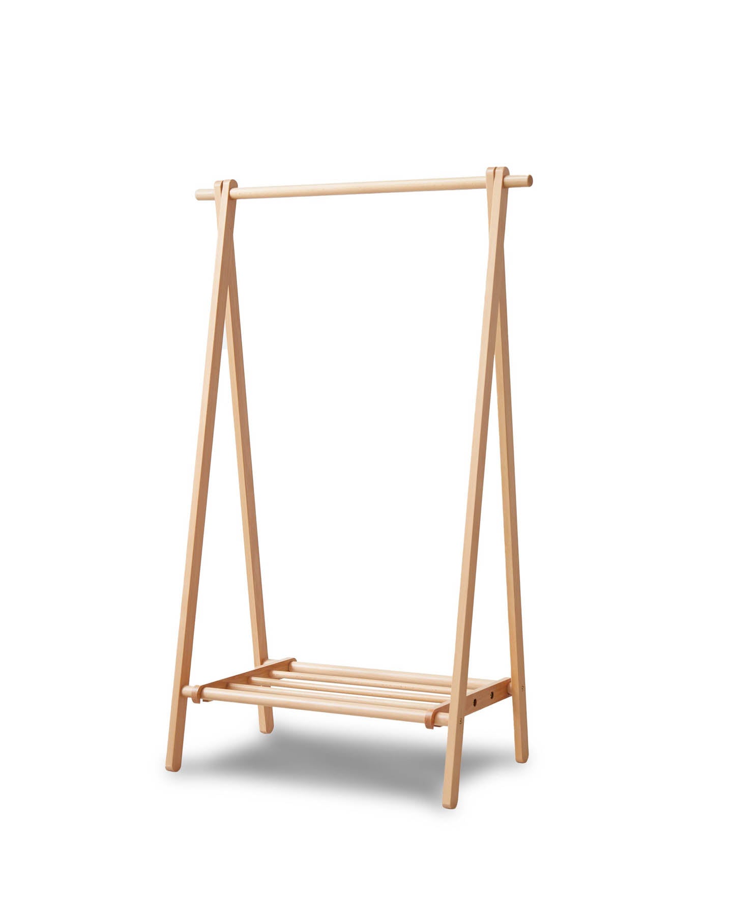 Baros Solid Beech Wood Clothing Rack