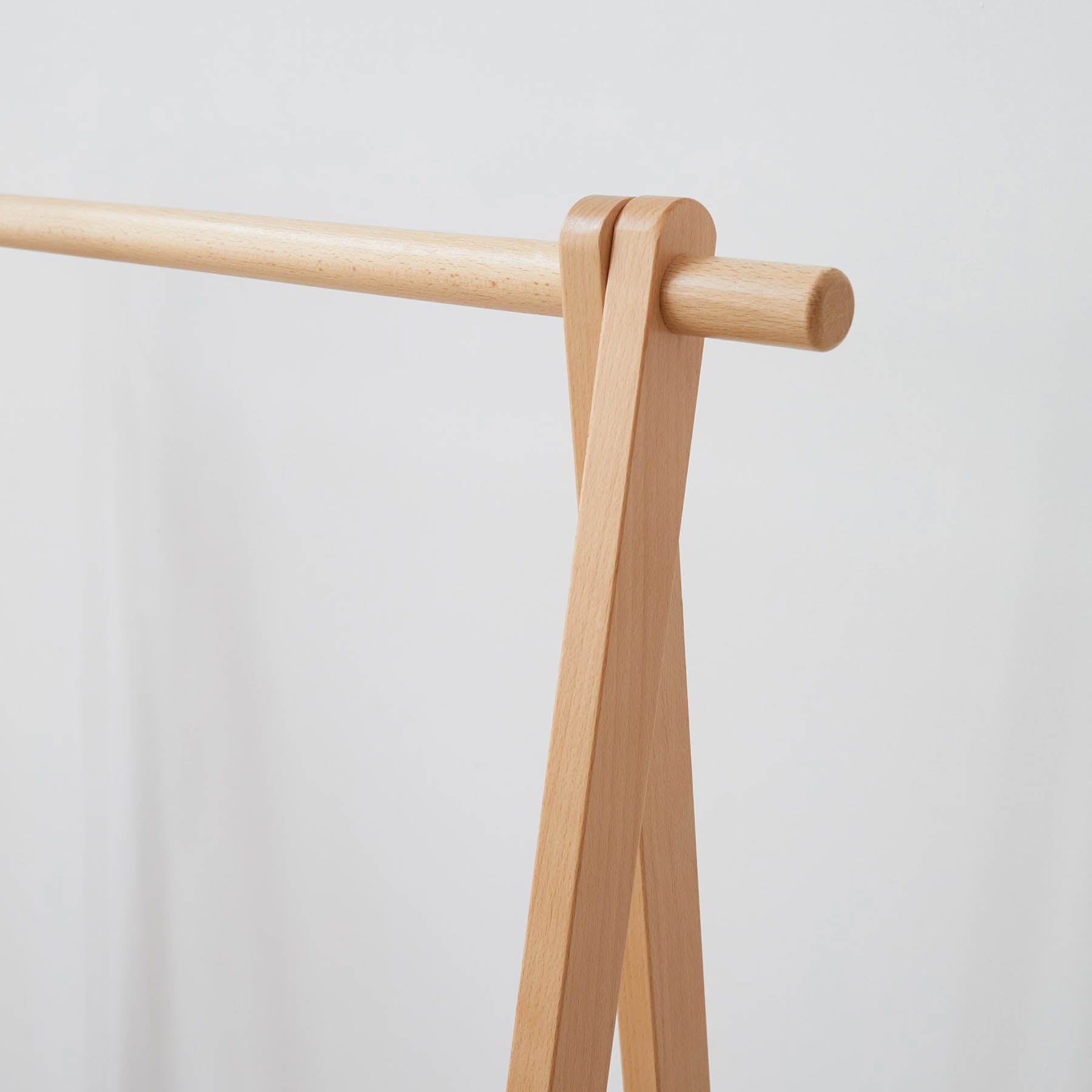 Baros Solid Beech Wood Clothing Rack