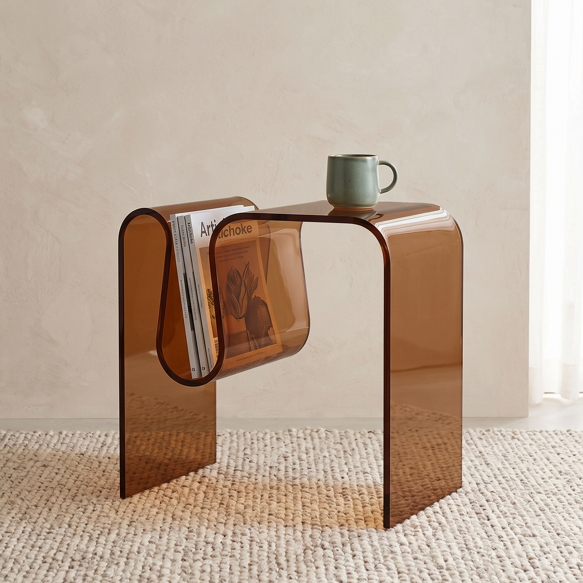 Gentofte Acrylic Bedside Table