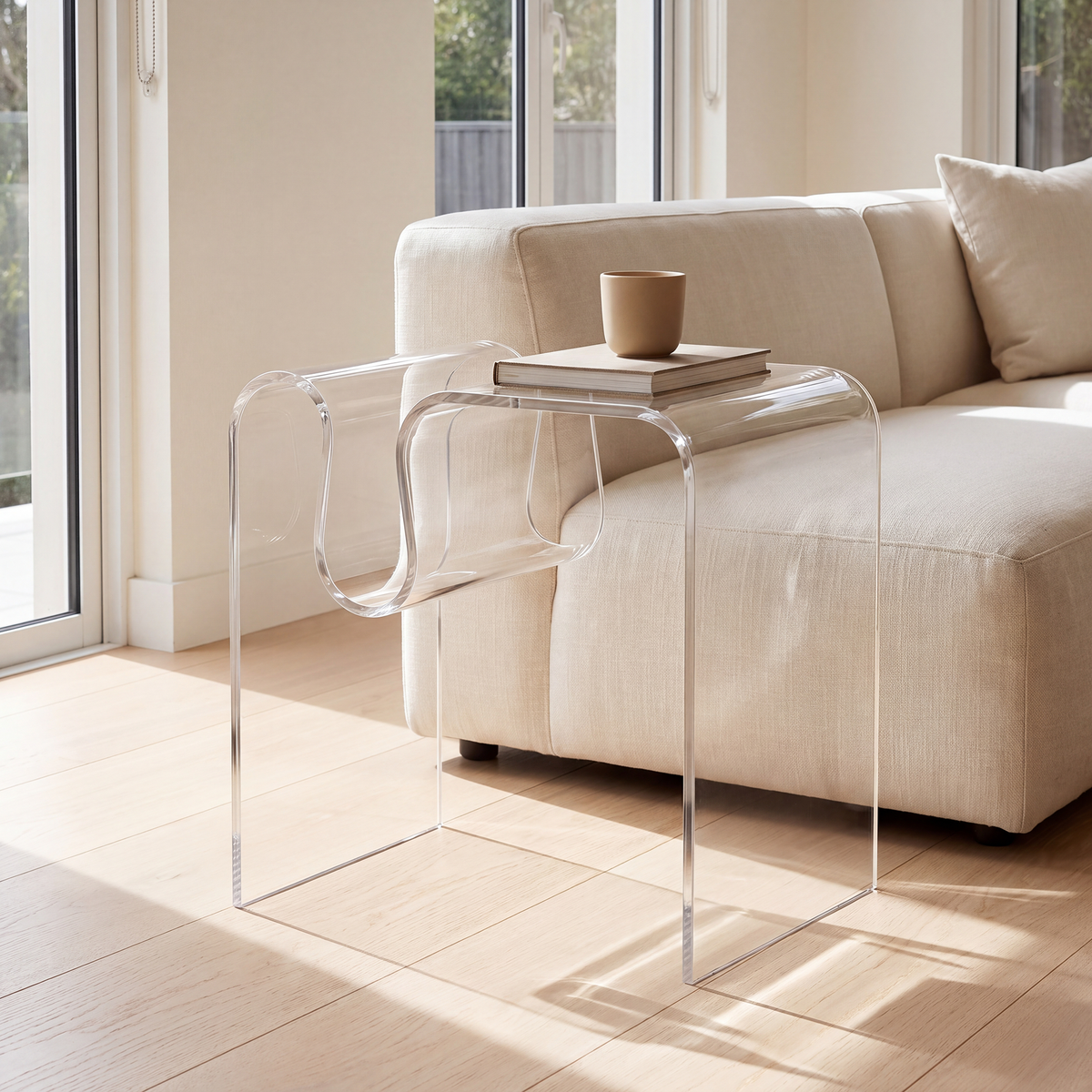 Gentofte Acrylic Bedside Table