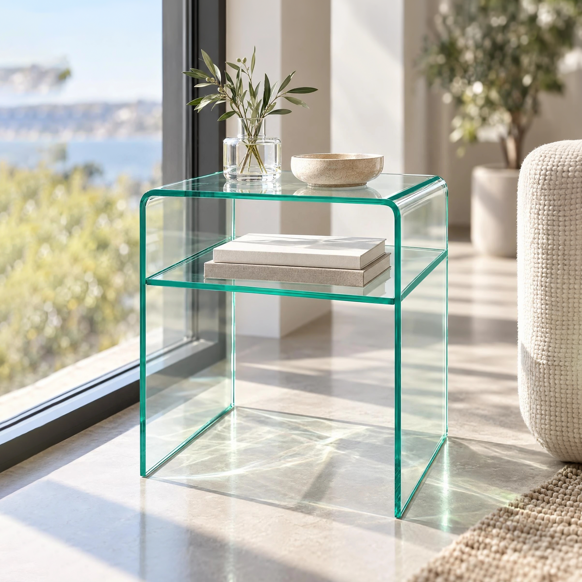 Glostrup Acrylic Side Table