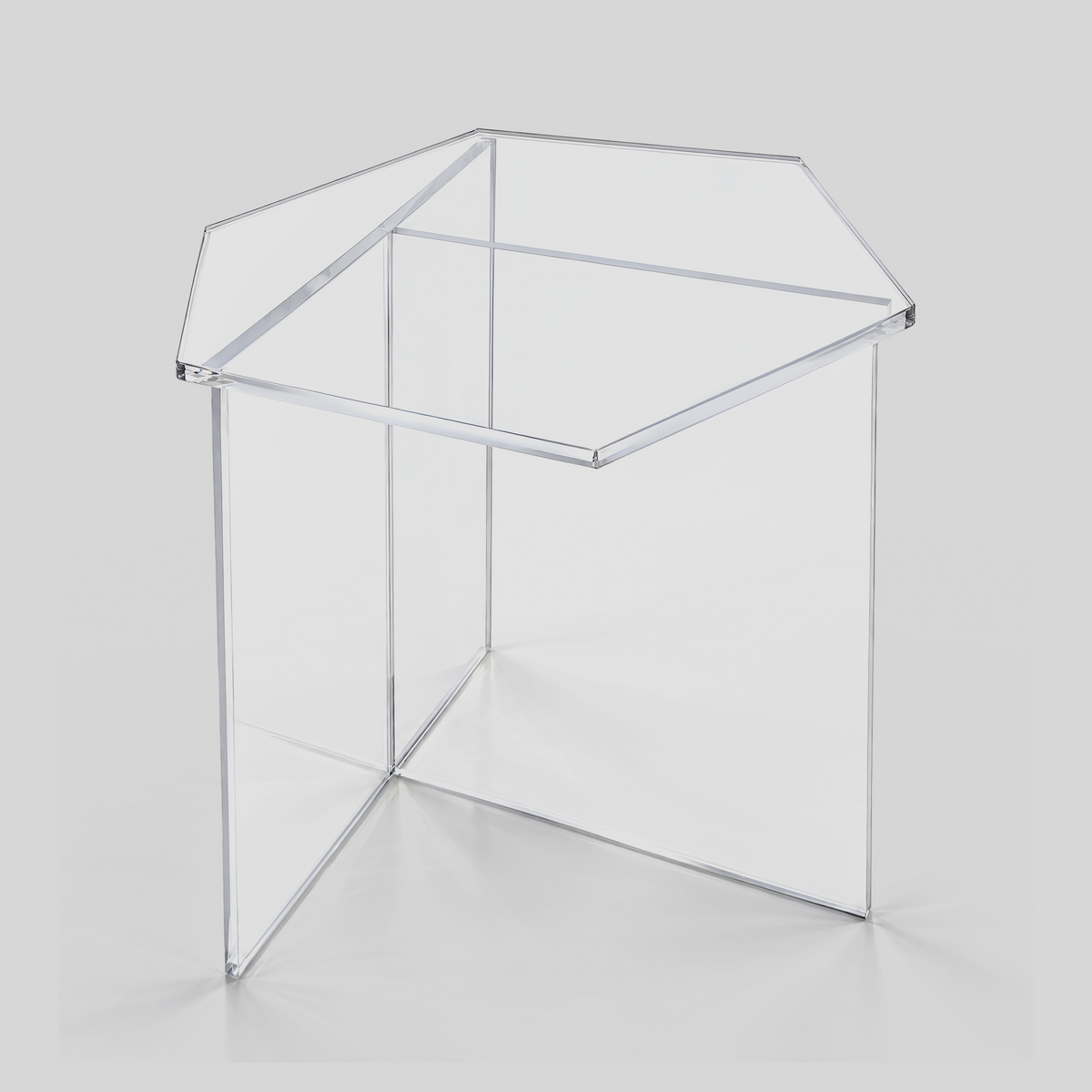 Herlev Acrylic Bedside Table