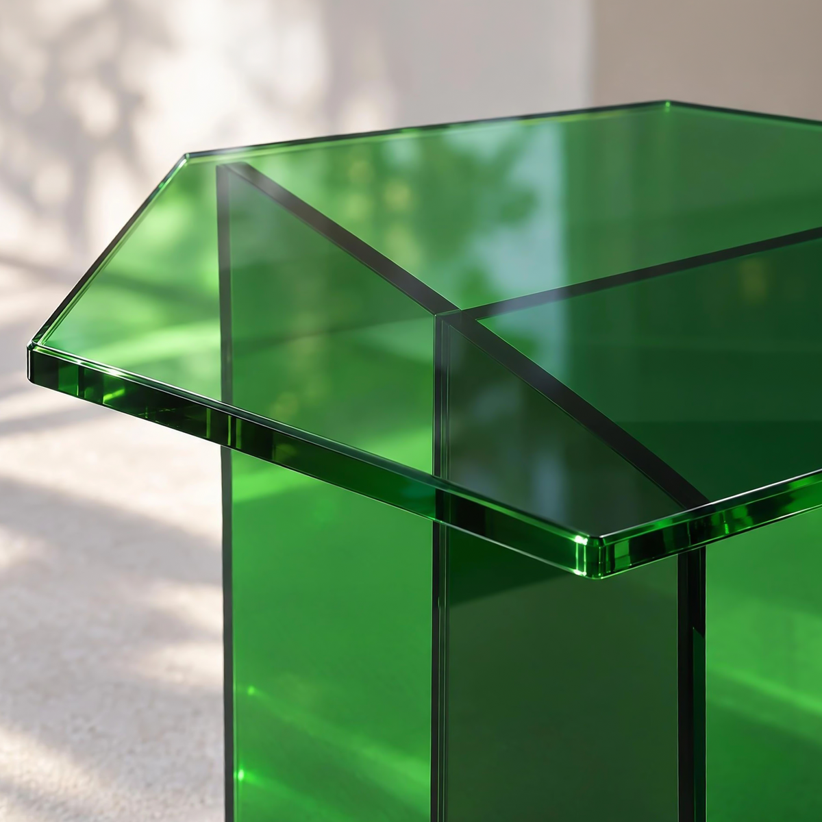 Herlev Acrylic Bedside Table