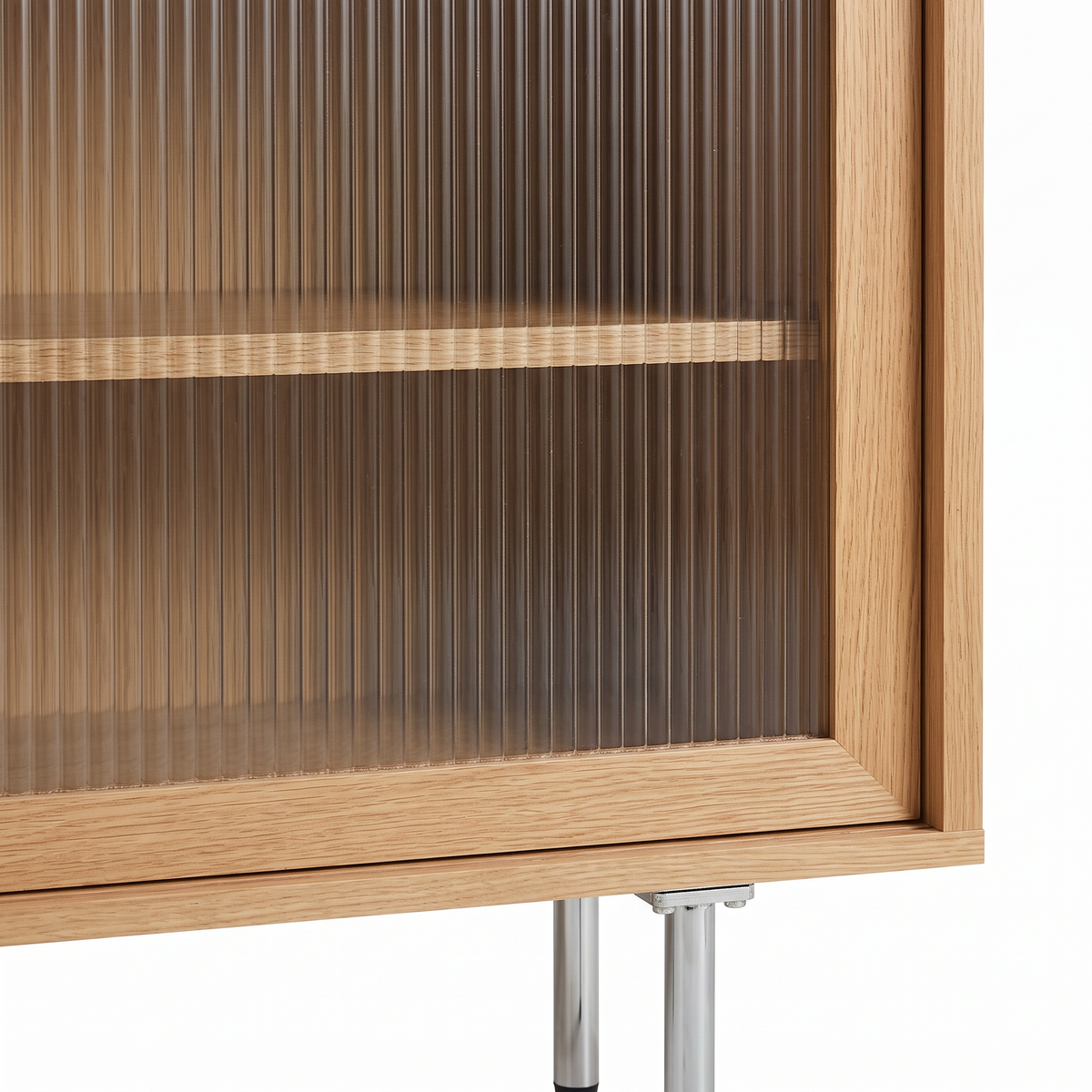 Hirtshals 160cm Oak Veneer TV Entertainment Stand