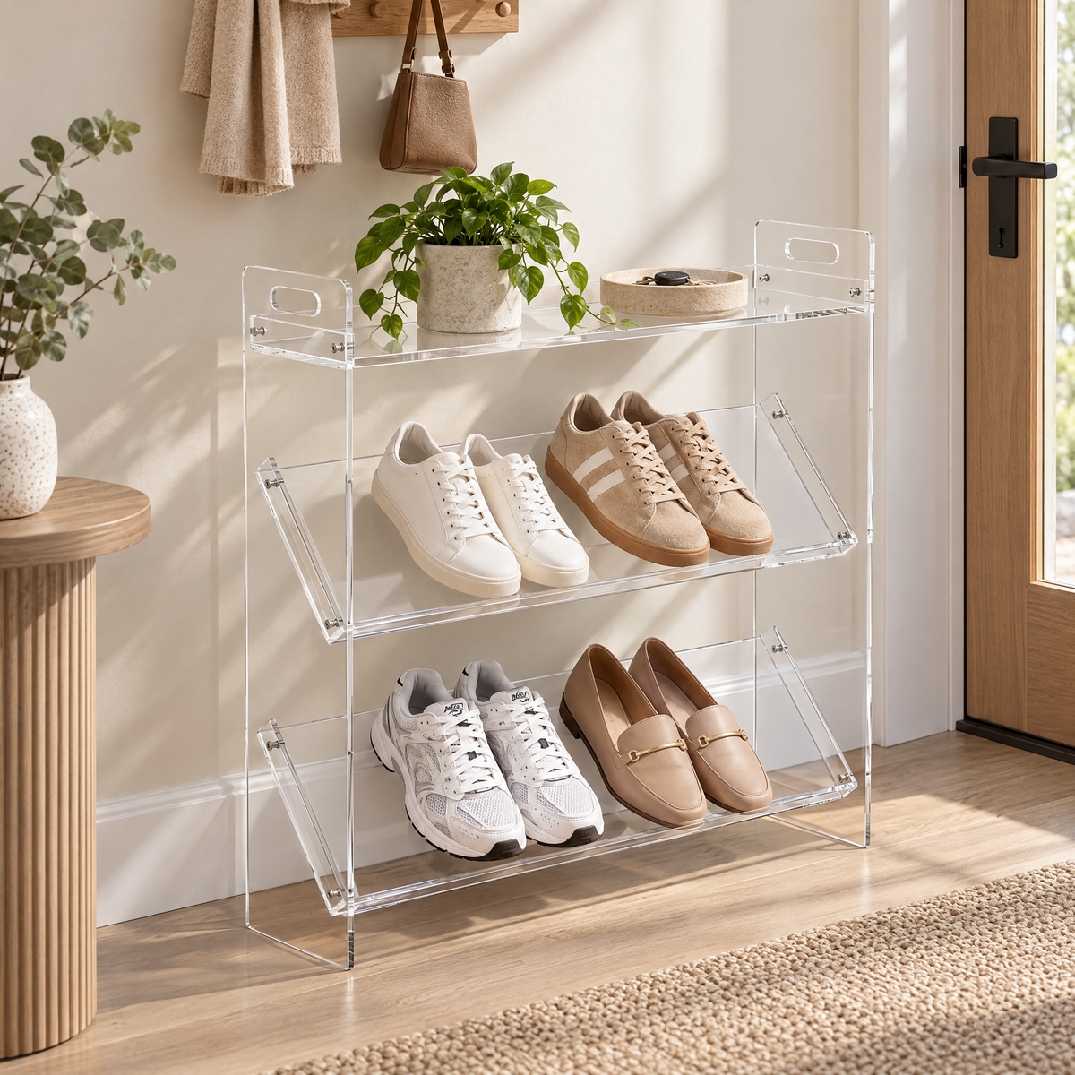 Mandal Acrylic Shoe Rack