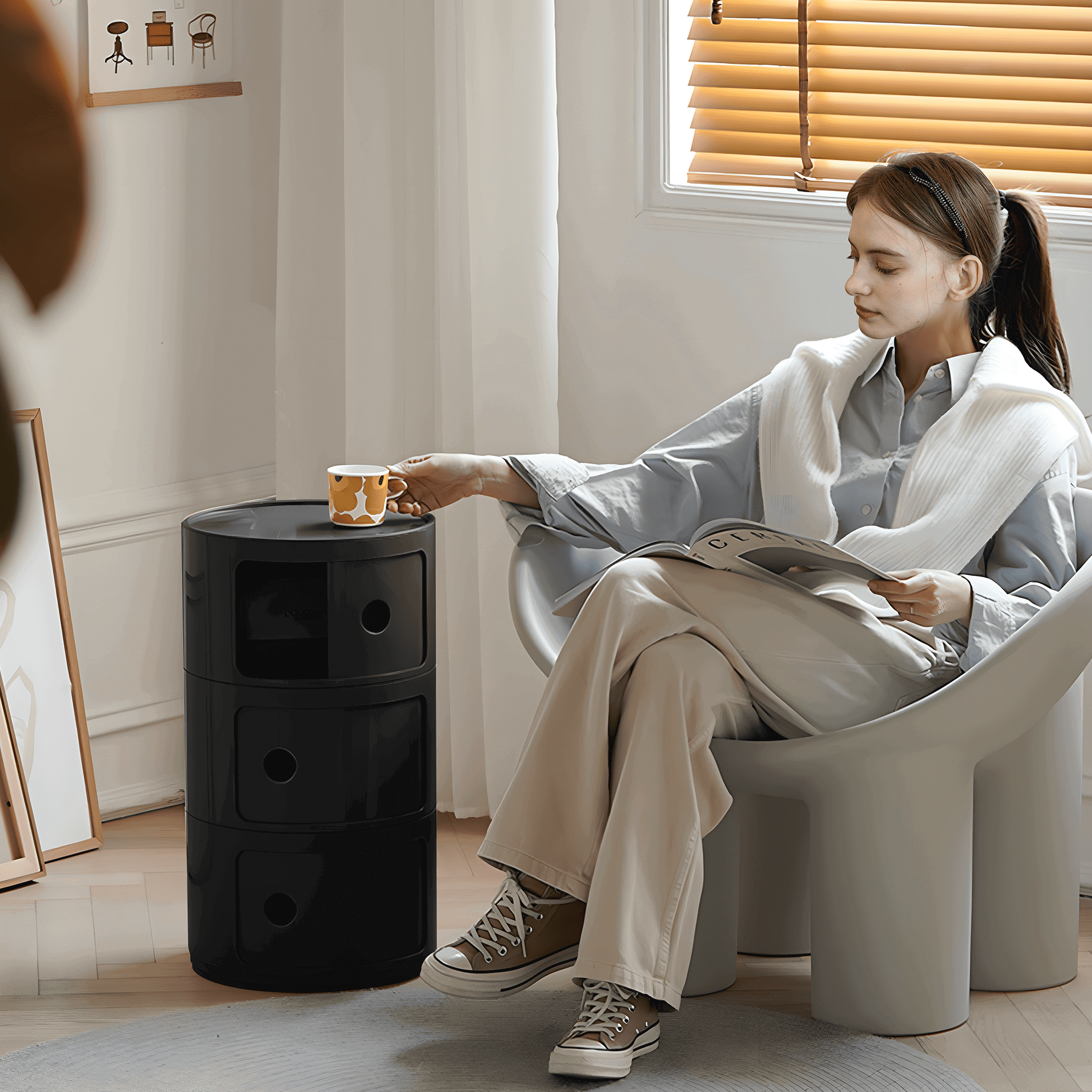 Visby Replica Componibili Side Cabinet