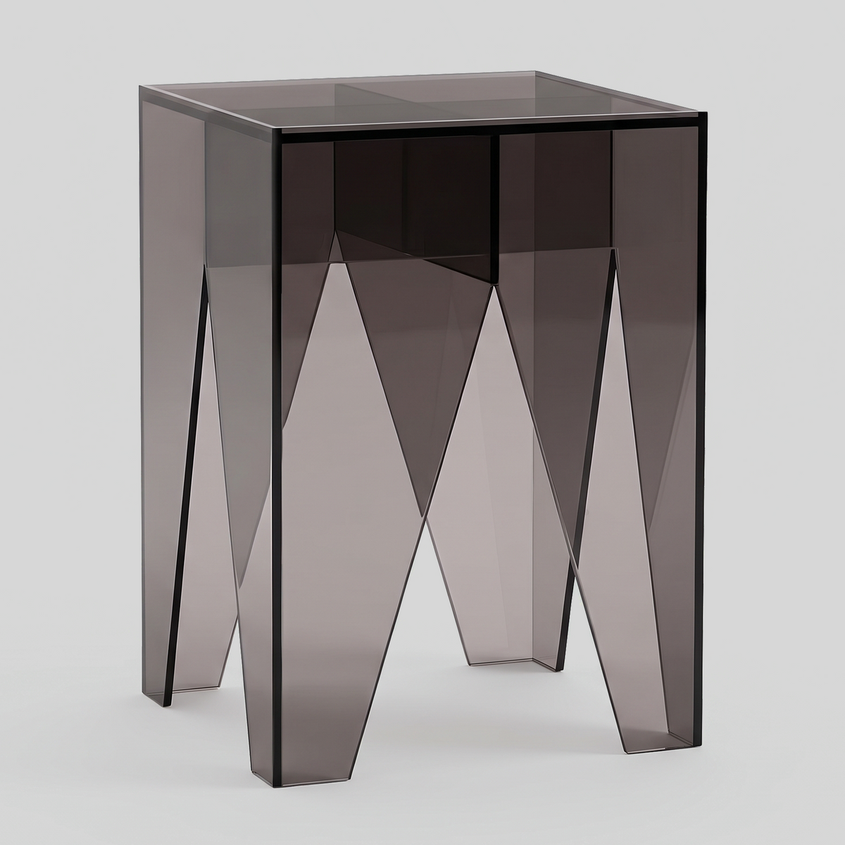 Varde Acrylic Bedside Table