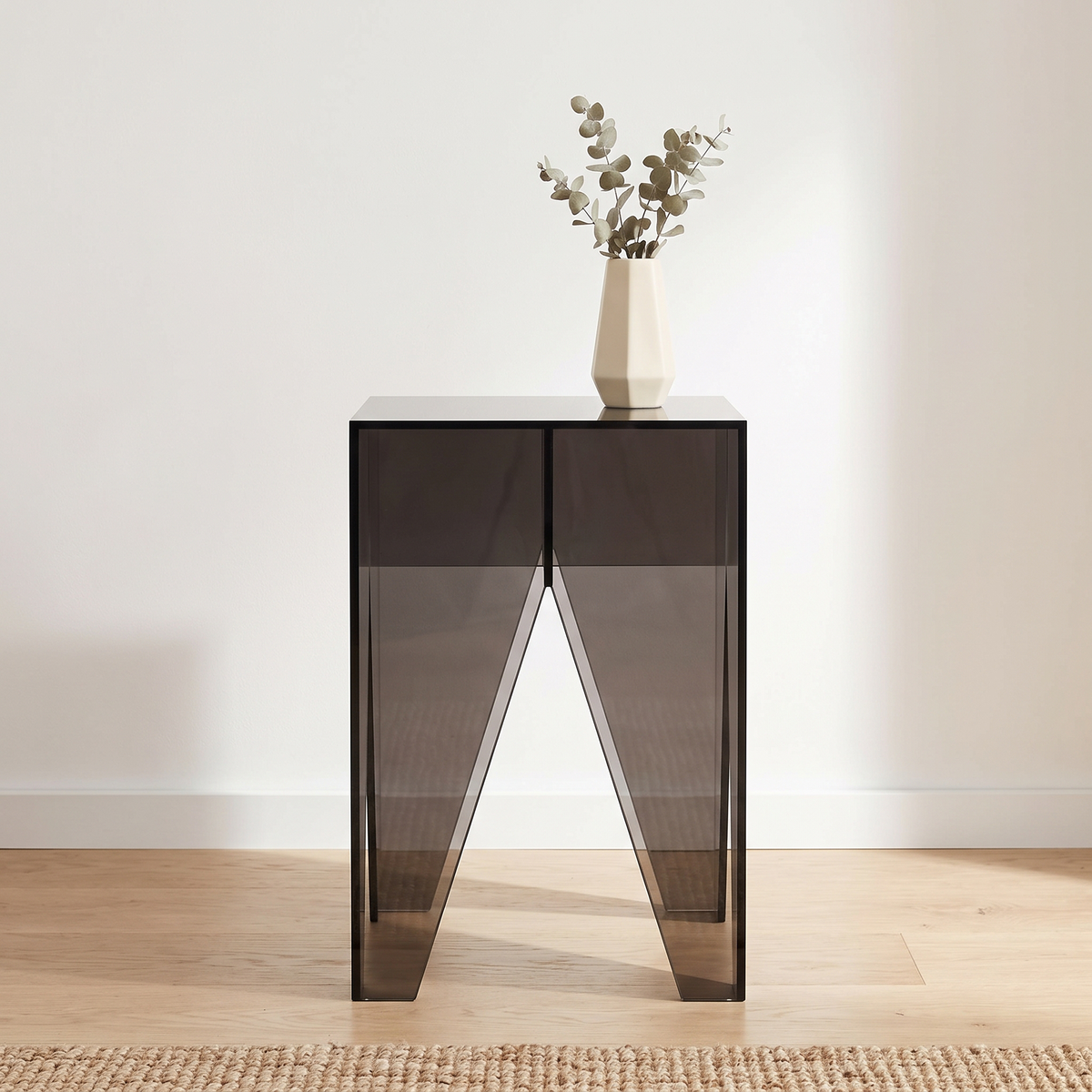 Varde Acrylic Bedside Table