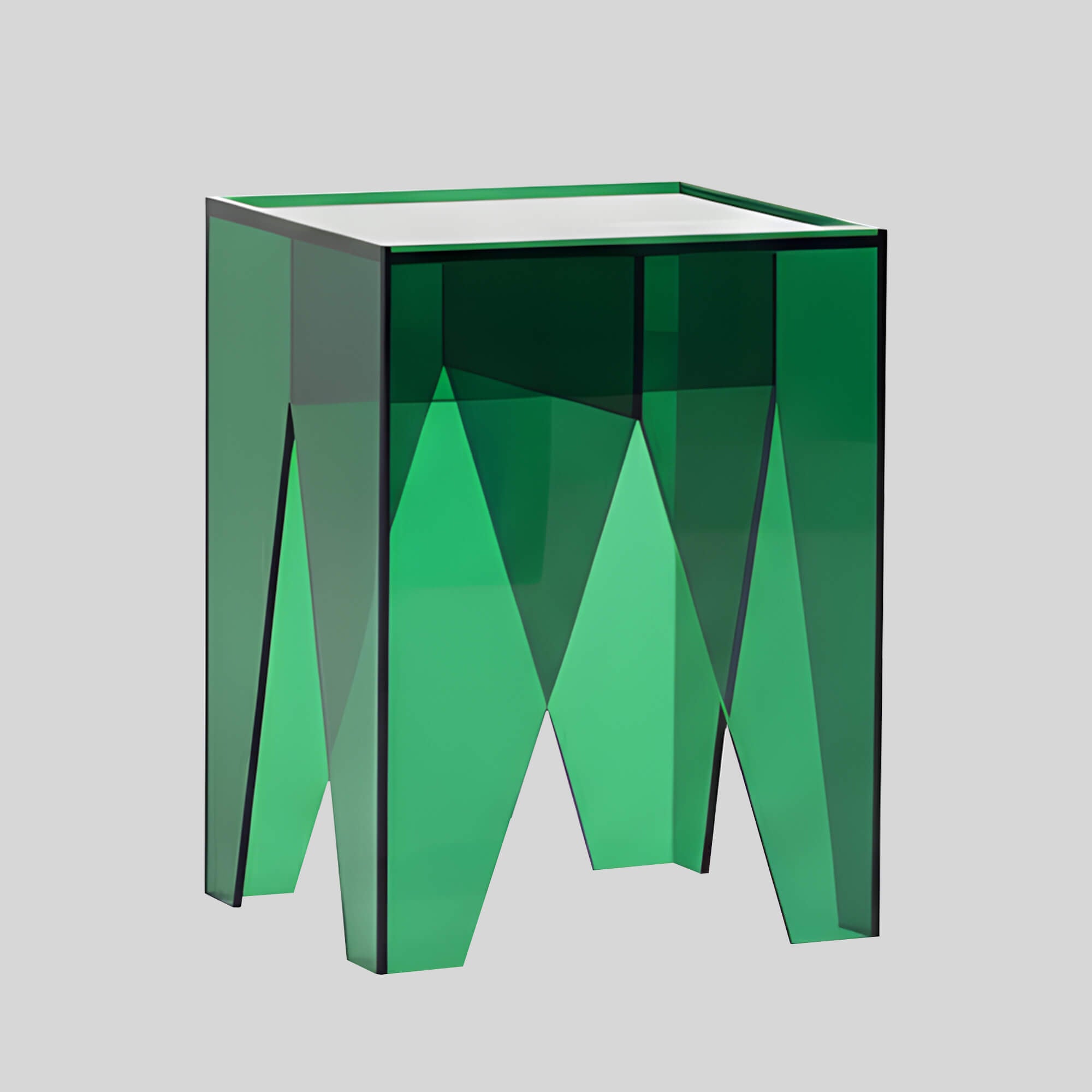 Varde Acrylic Bedside Table
