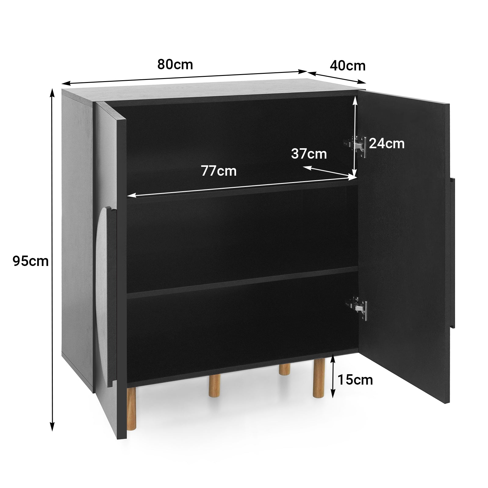 Ebeltoft Sideboard Buffet Storage Cabinet