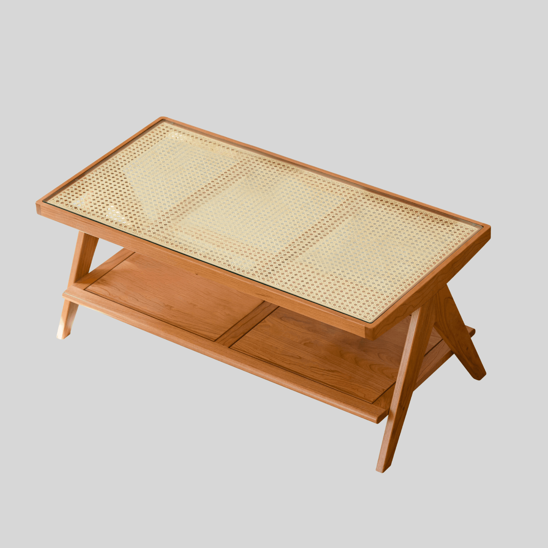 Hans Solid Cherry Wood Coffee Table