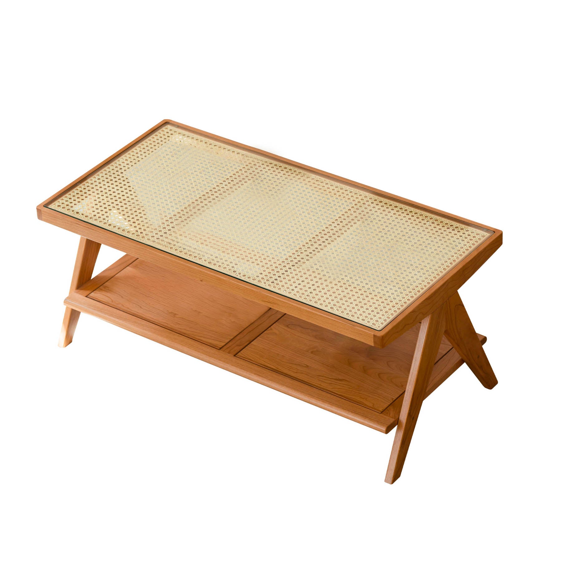 Hans Solid Cherry Wood Coffee Table