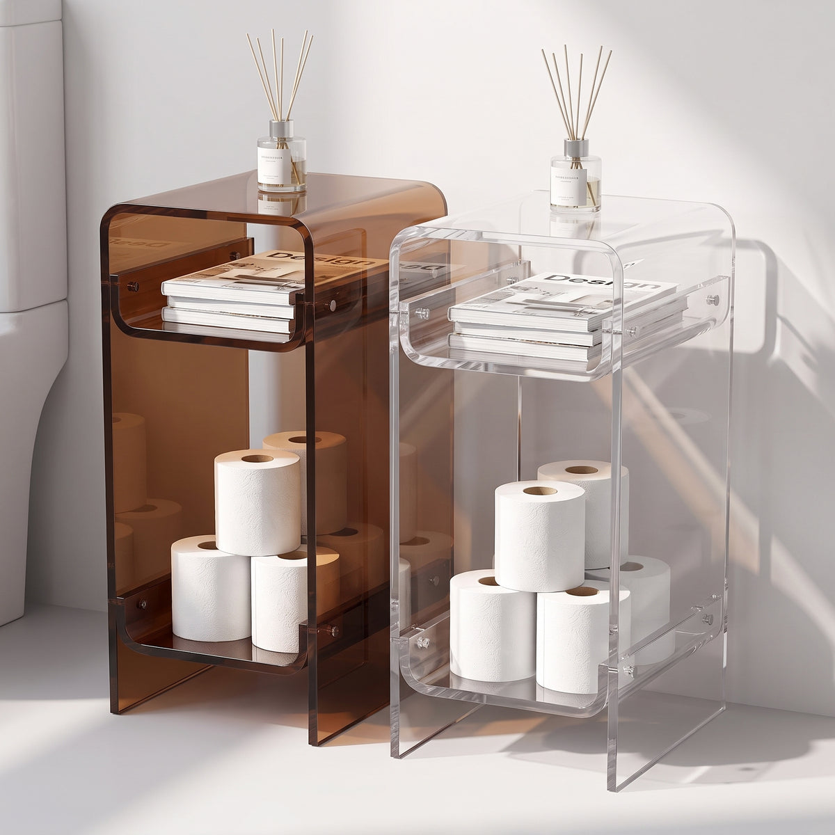 Söderhamn Acrylic Bathroom Storage Rack