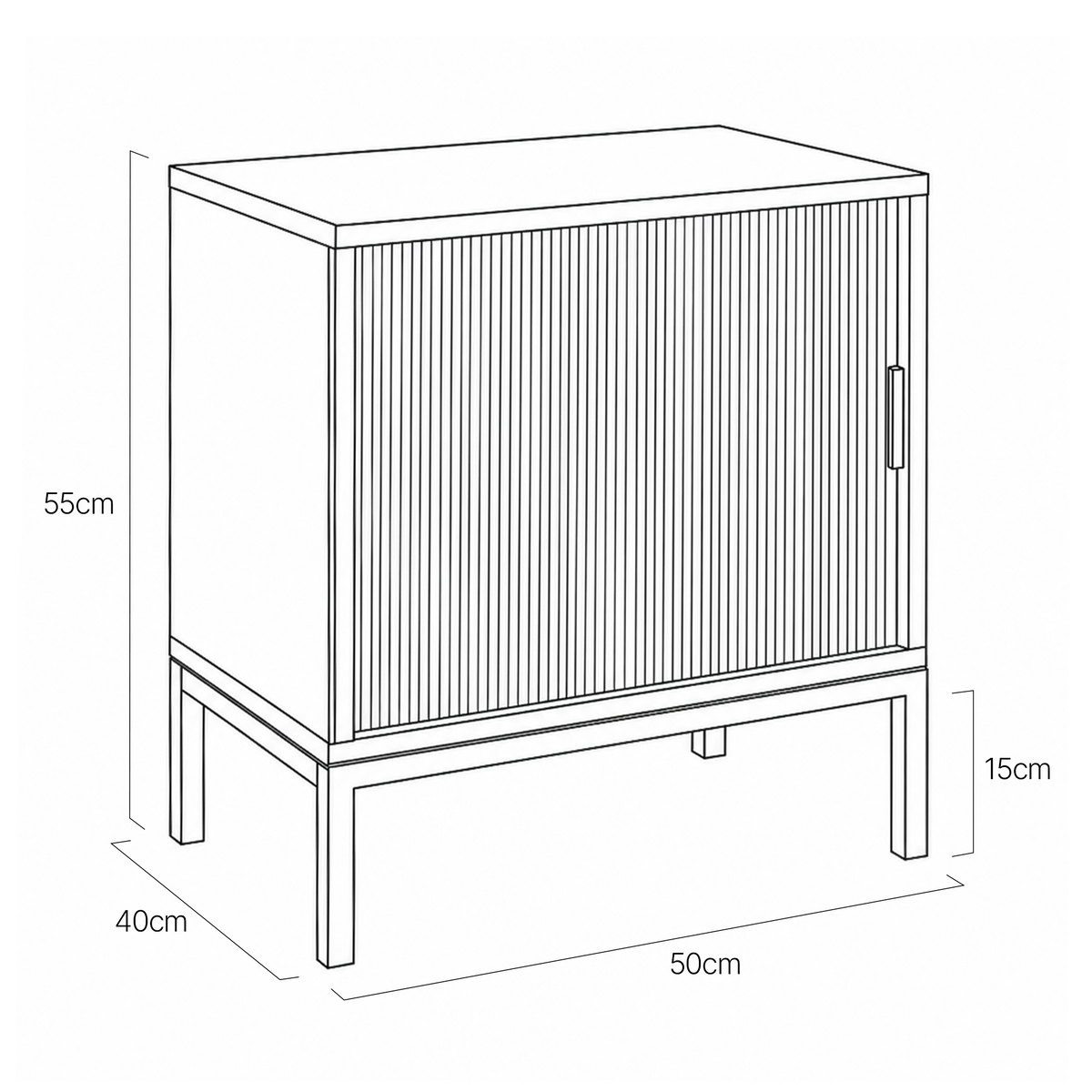 Sønderborg Bedside Table