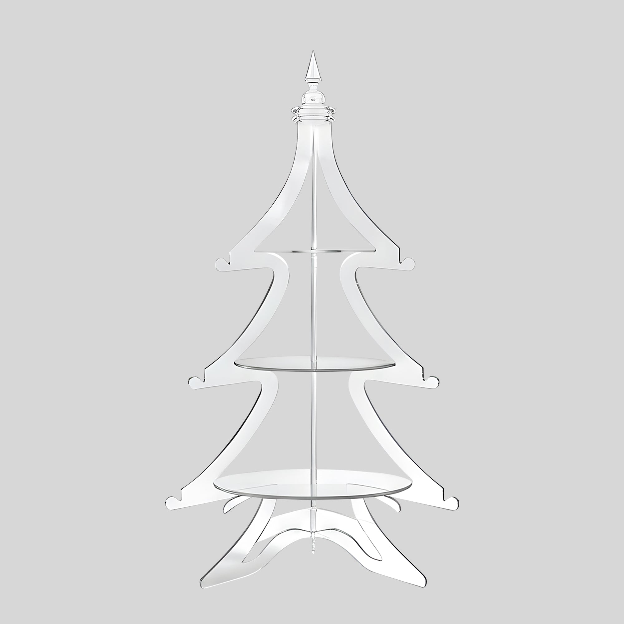 Götgatan 3-Tier Acrylic Christmas Tree Dessert Stand