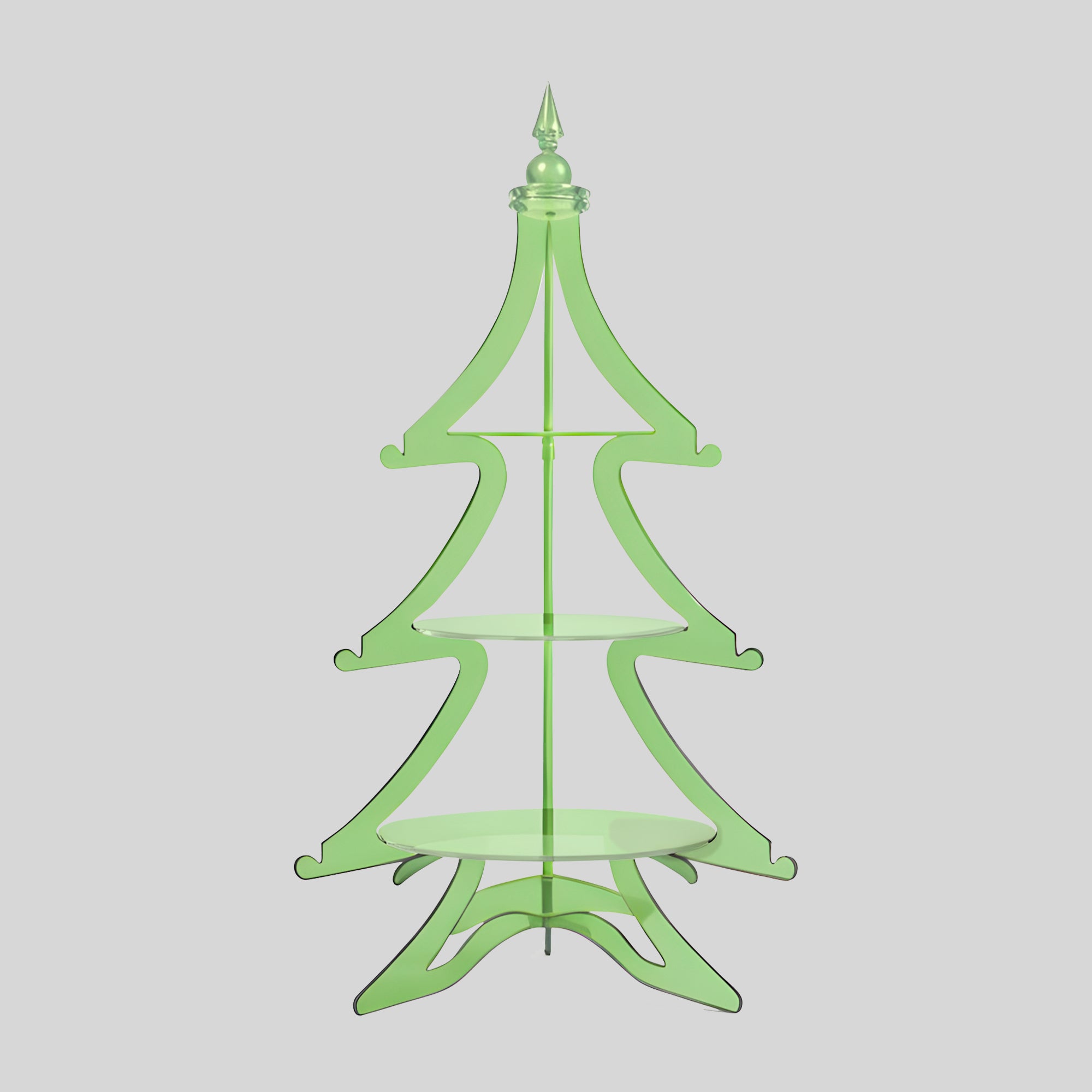 Götgatan 3-Tier Acrylic Christmas Tree Dessert Stand