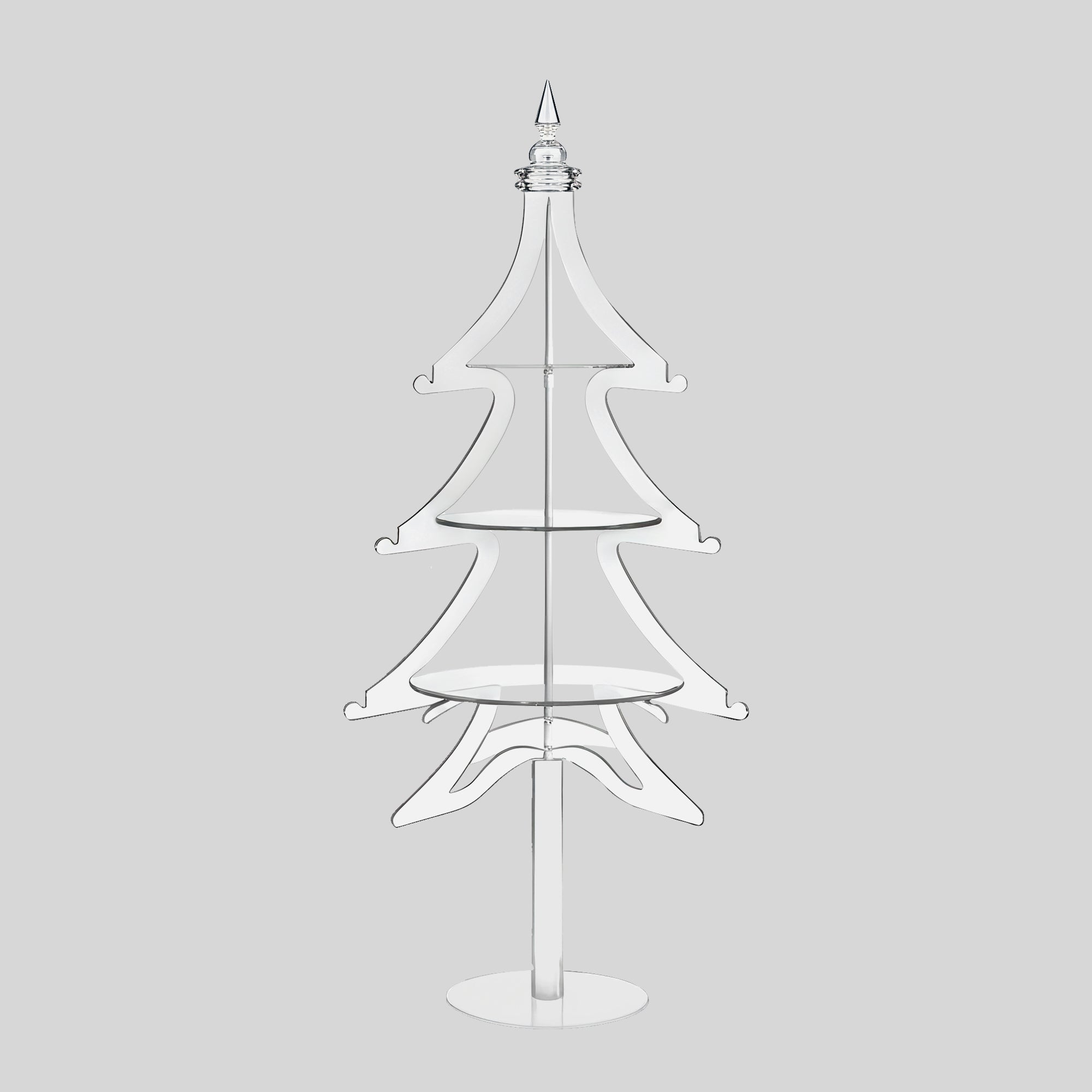 Södergatan 3-Tier Acrylic Christmas Tree Dessert Stand