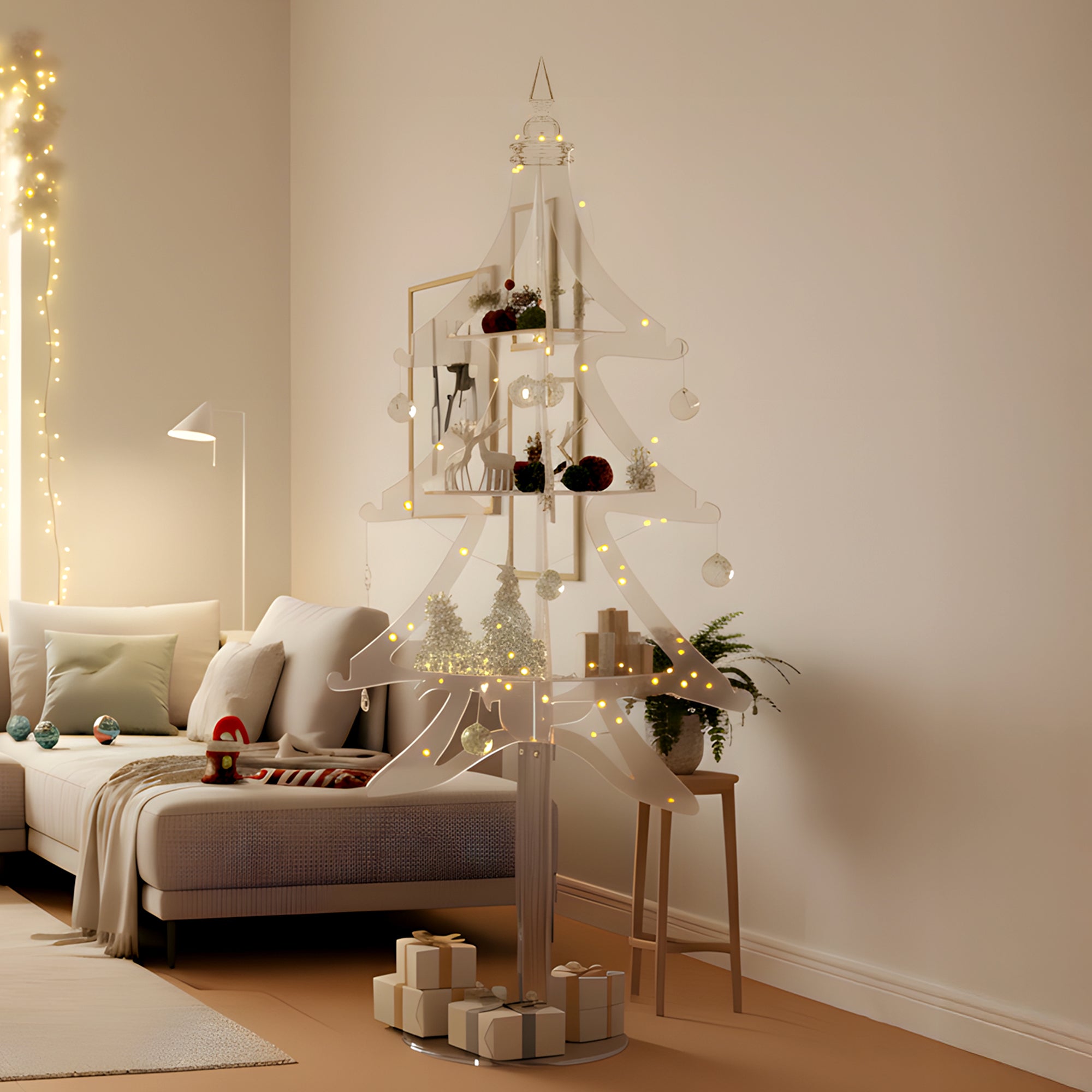 Södergatan 3-Tier Acrylic Christmas Tree Dessert Stand