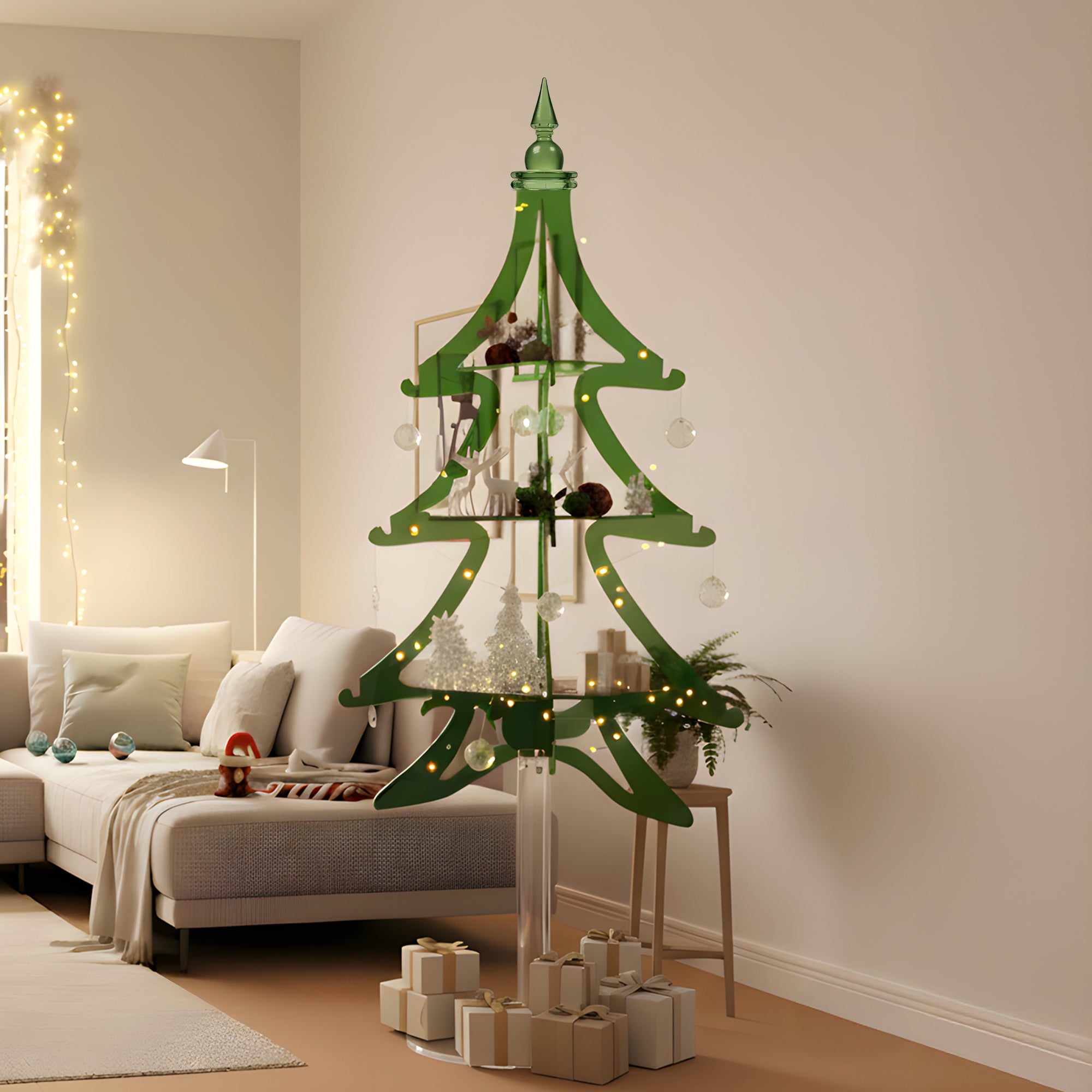 Södergatan 3-Tier Acrylic Christmas Tree Dessert Stand