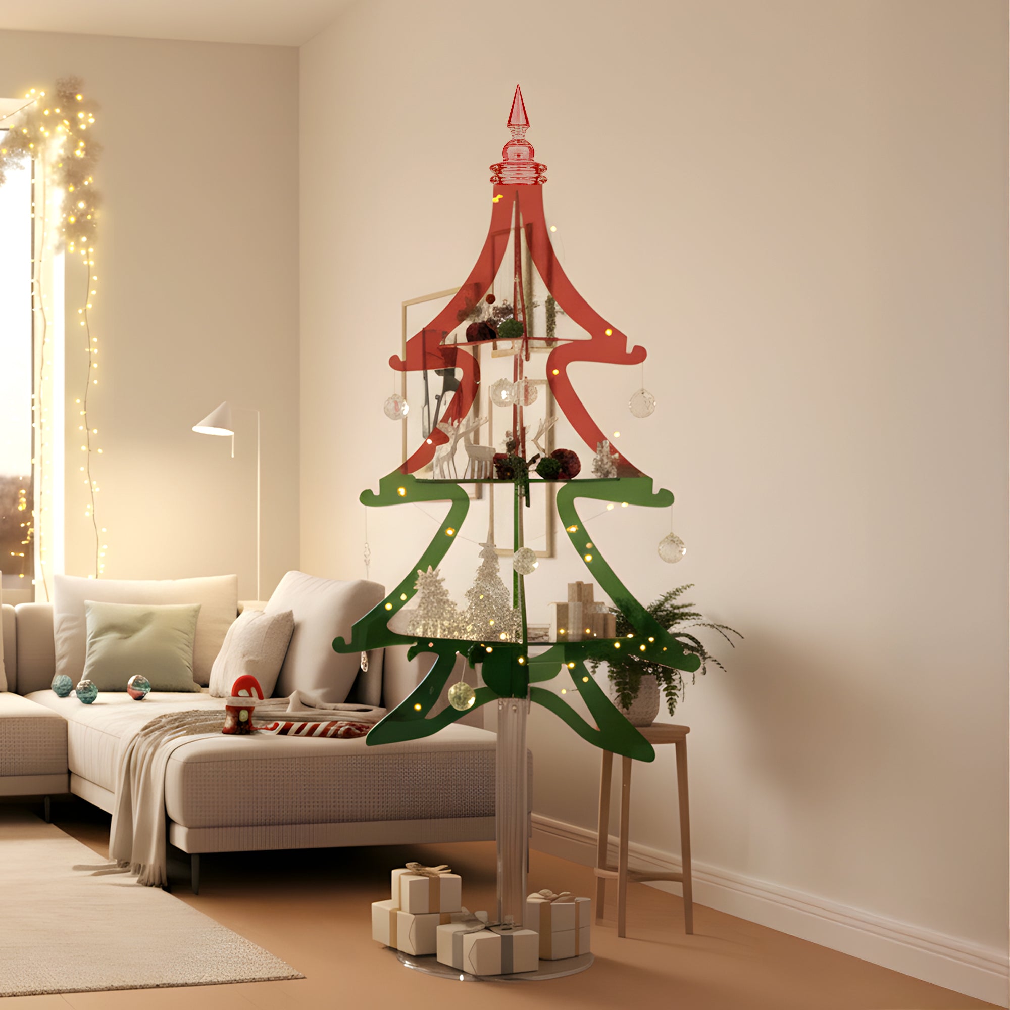 Södergatan 3-Tier Acrylic Christmas Tree Dessert Stand