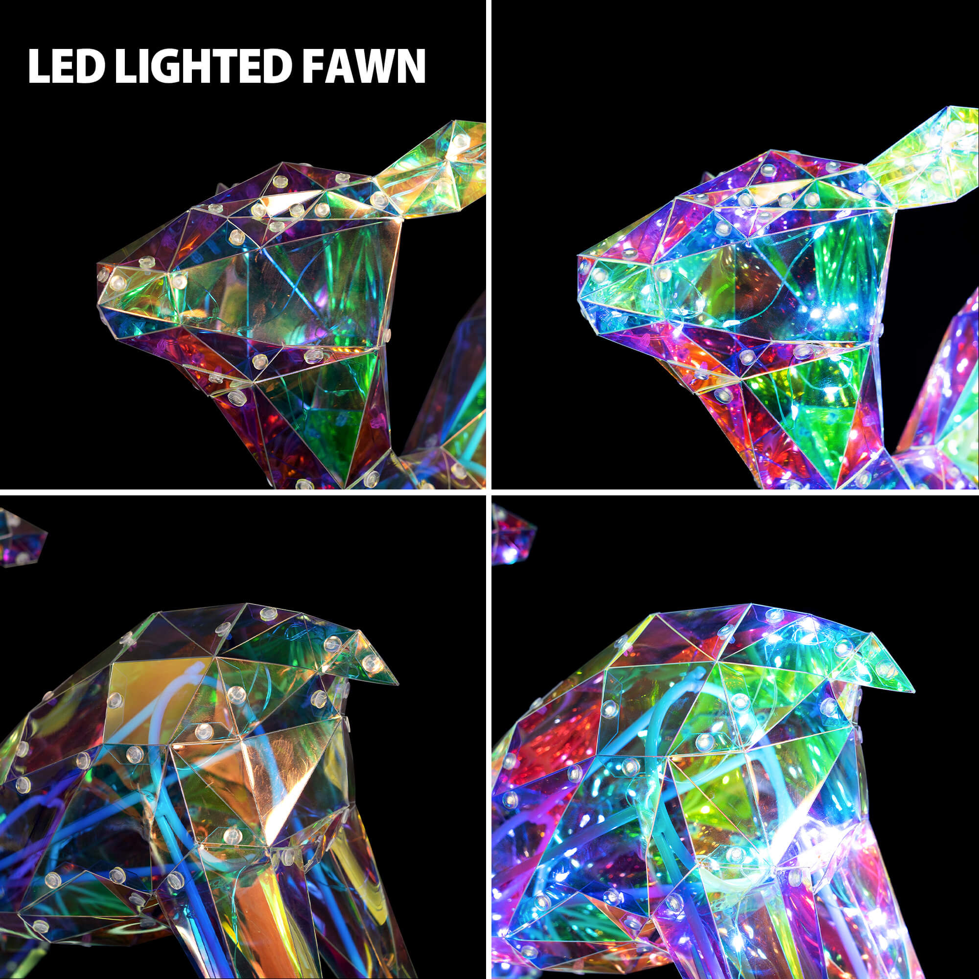 Randers LED Deer and Fawn Motif Lights Bundle