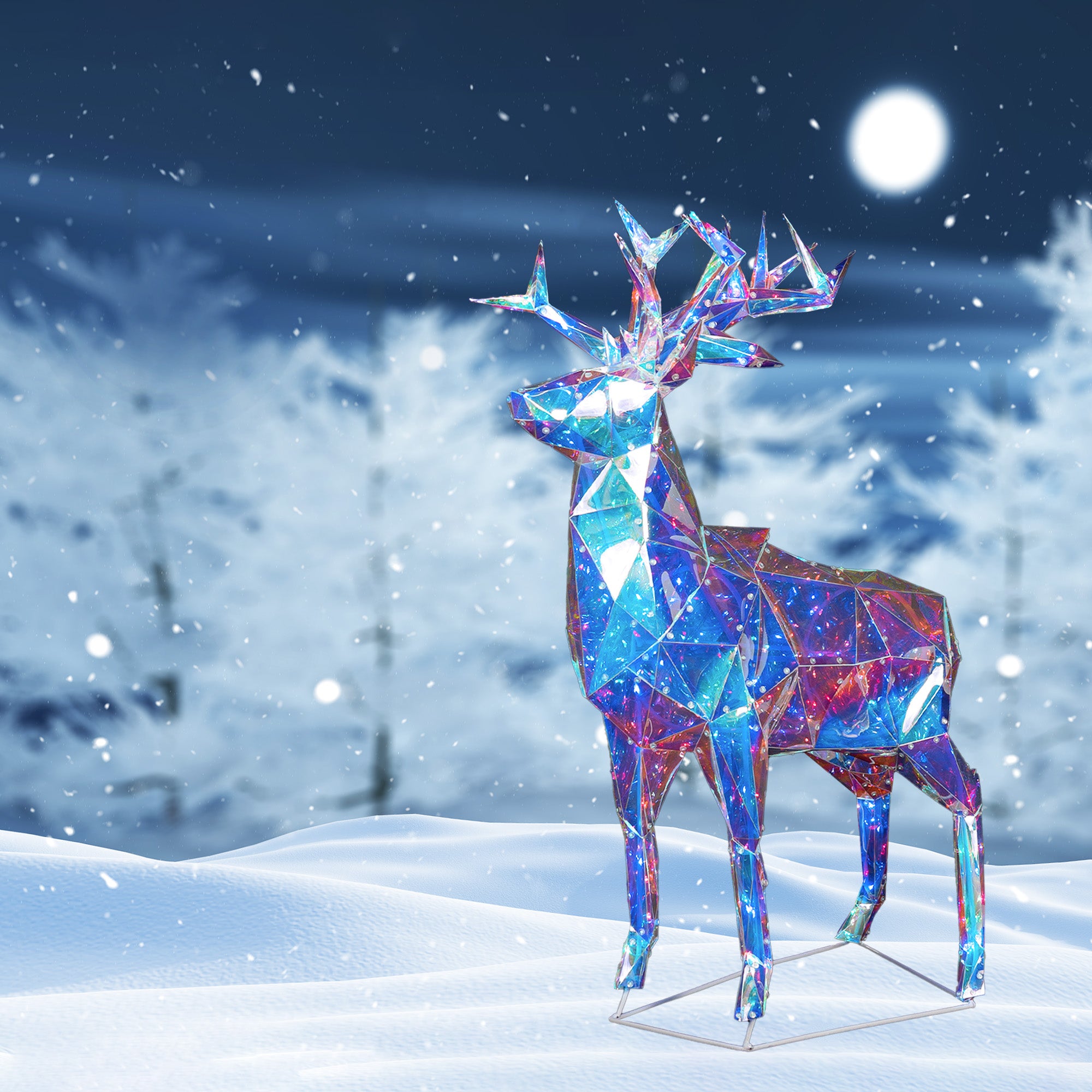 Randers LED Deer and Fawn Motif Lights Bundle