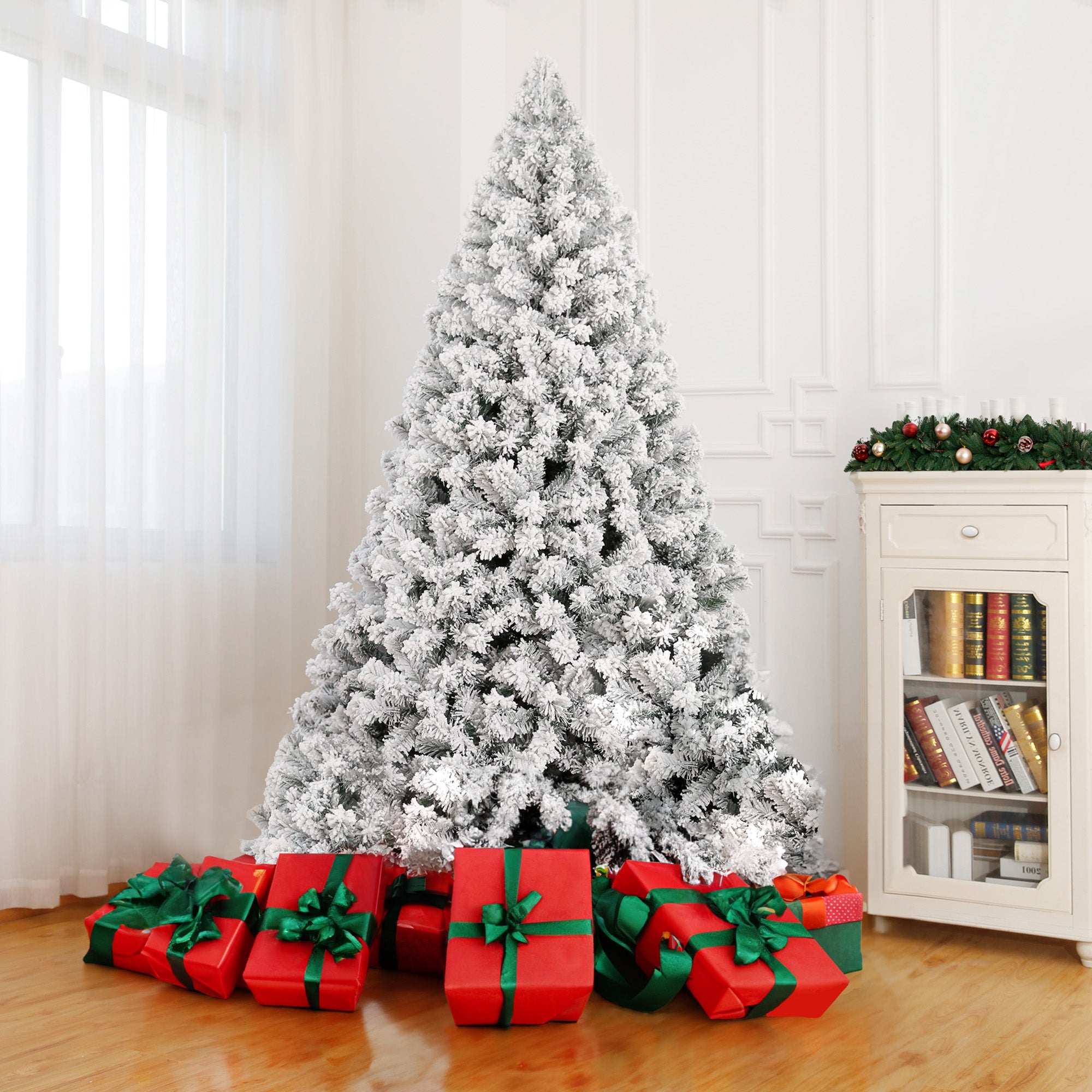180cm Snow Flocked Christmas Tree