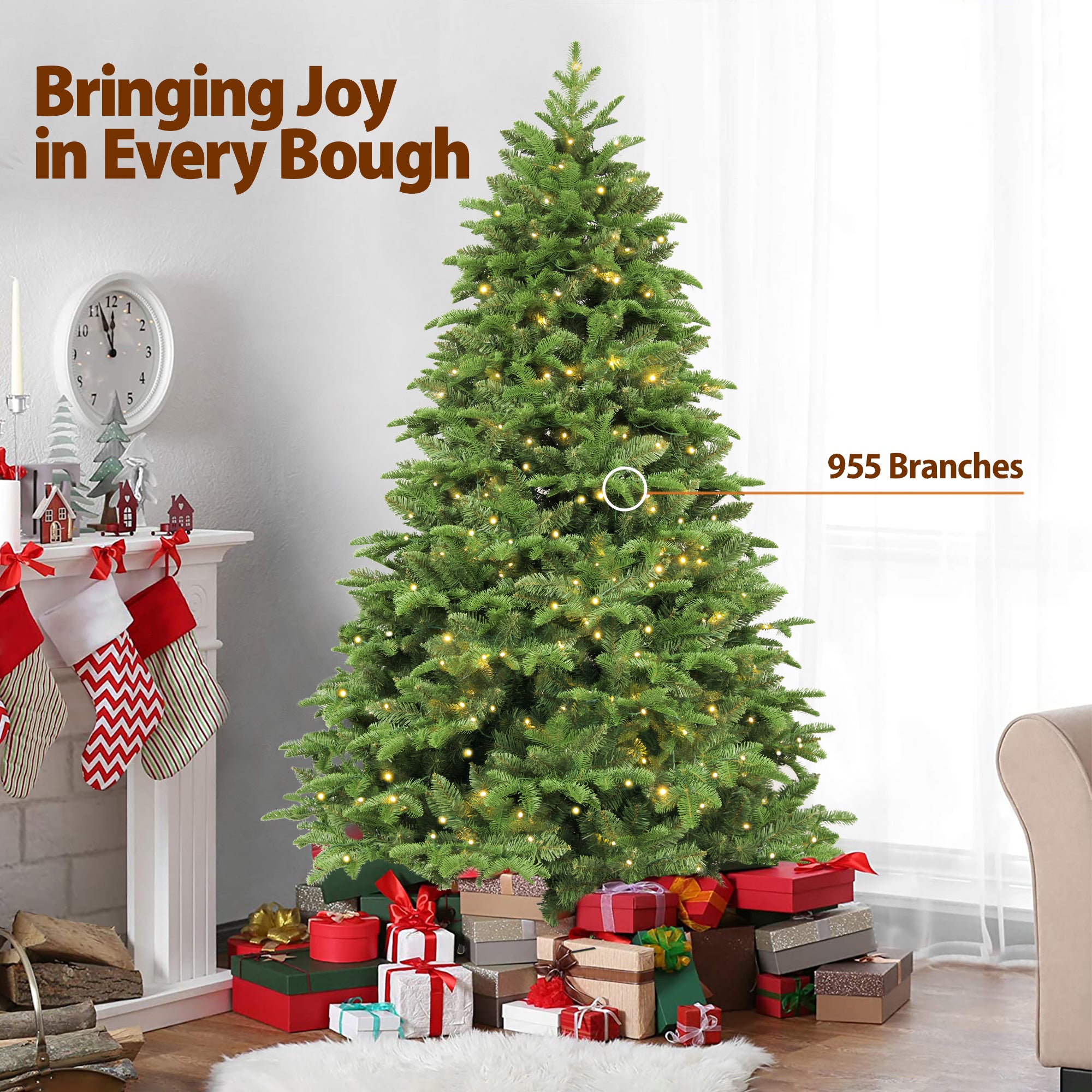 1.8M Classic Green Christmas Tree