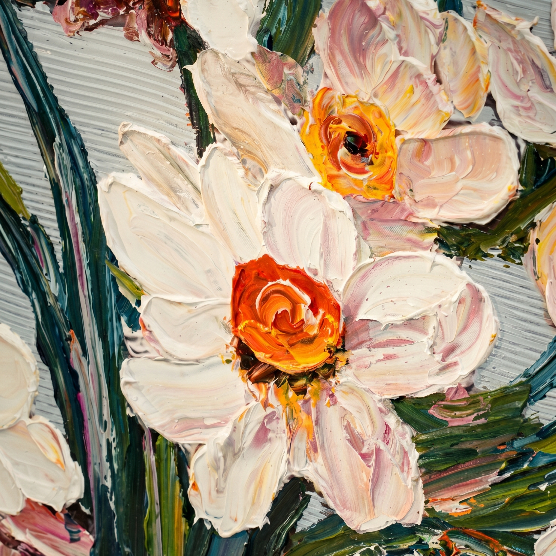 Stillness with Citrus — Original Impasto Painting by Elena Duarte