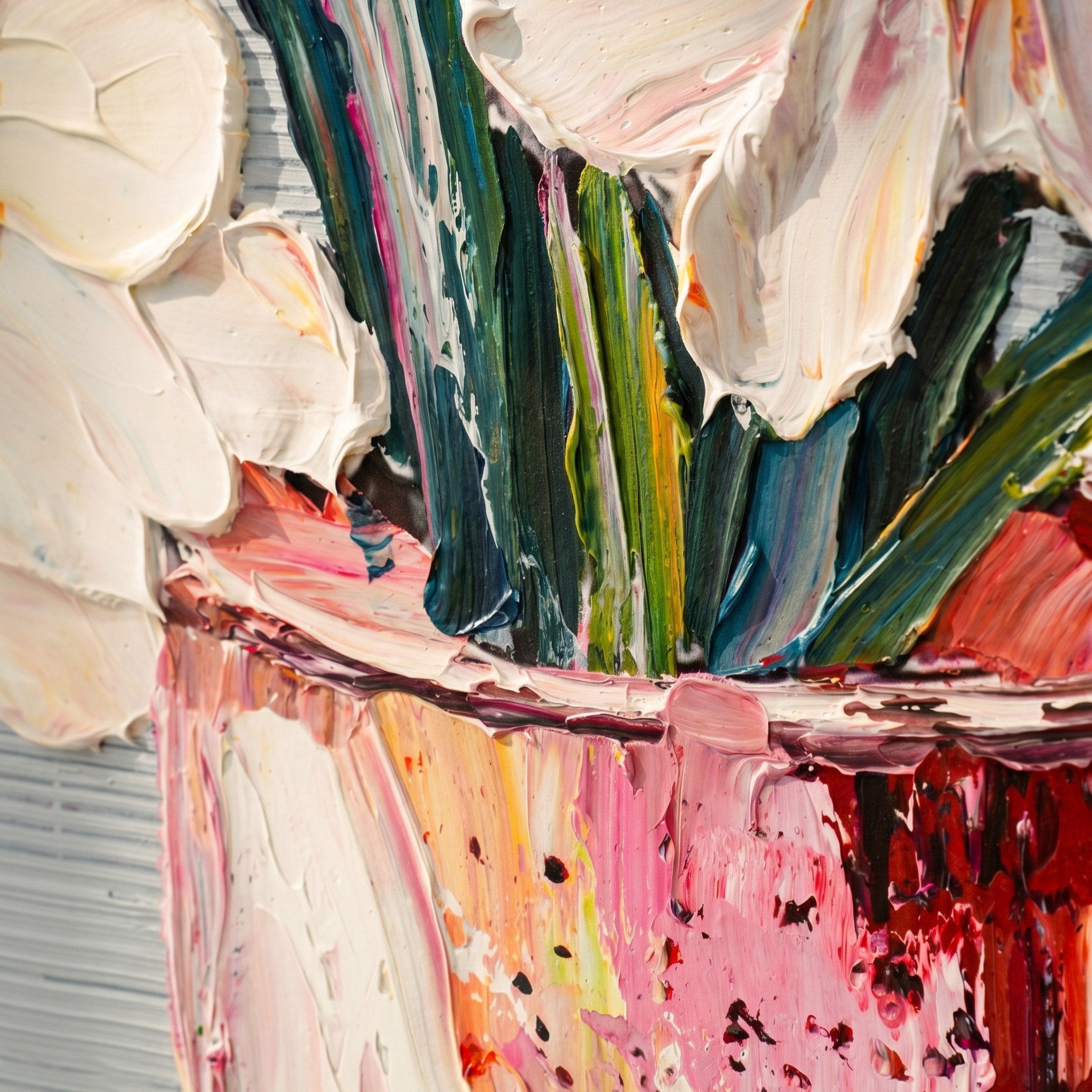 Stillness with Citrus — Original Impasto Painting by Elena Duarte