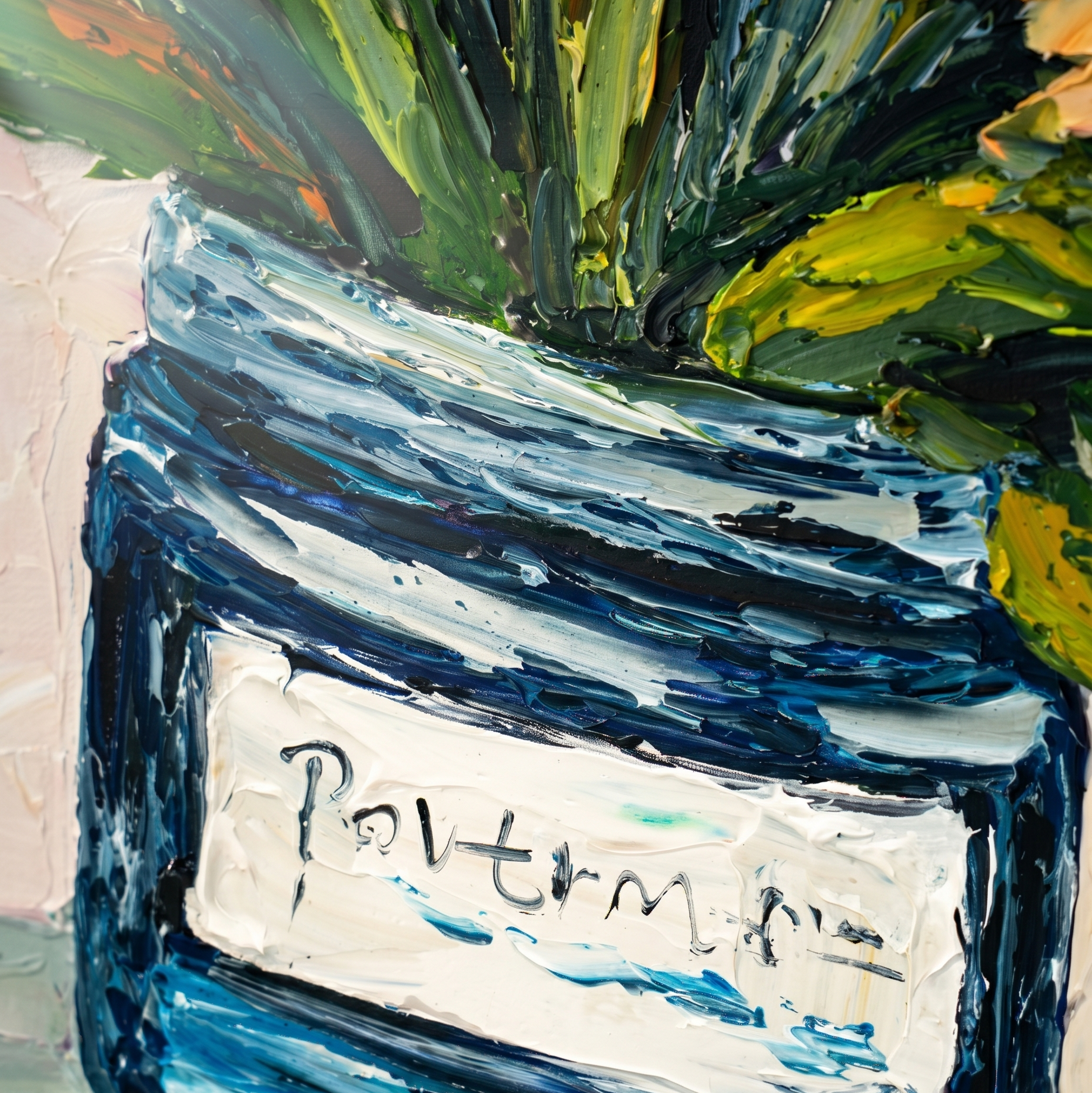 Chromatic Garden — Original Impasto Painting by Elena Duarte