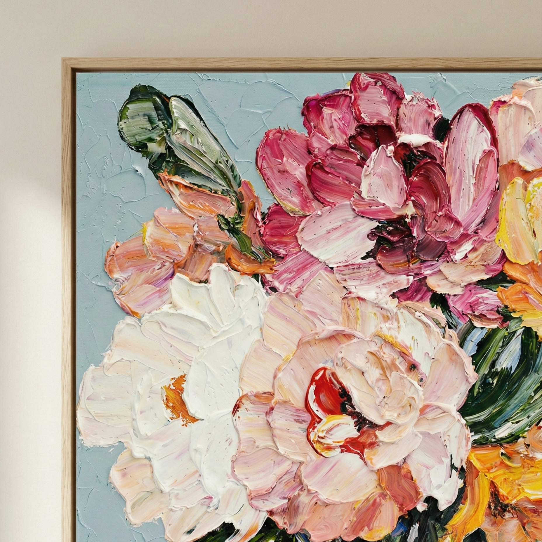 “Quiet Arrangement” — Original Impasto Painting by Elena Duarte