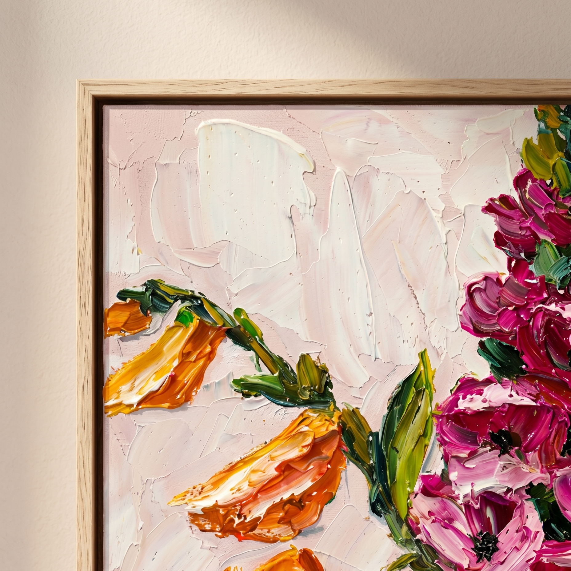 Chromatic Garden — Original Impasto Painting by Elena Duarte