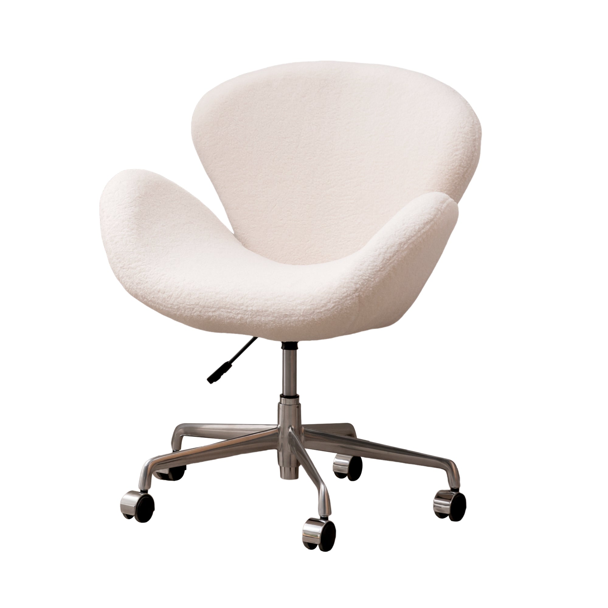 Barde Swivel Padded Swan Chair