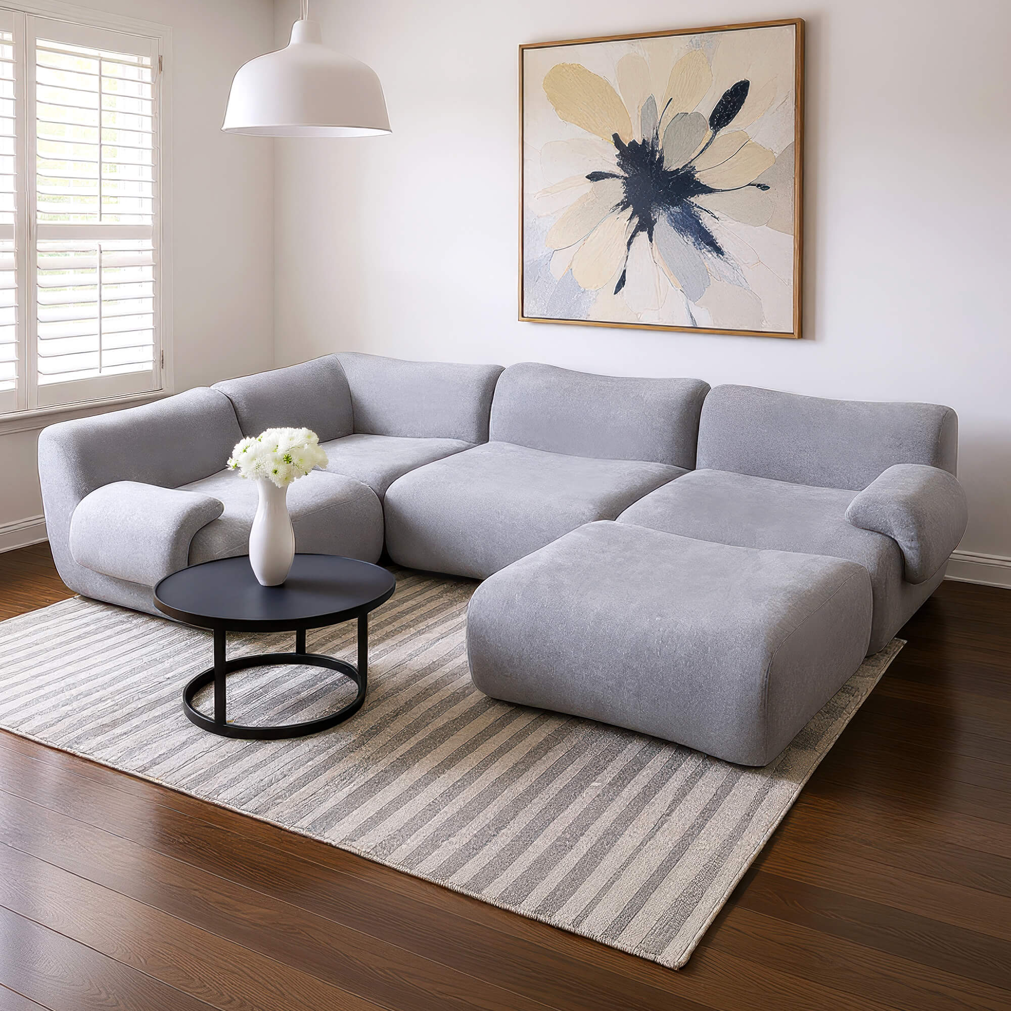 Hedemora Modular Right Armrest Chair