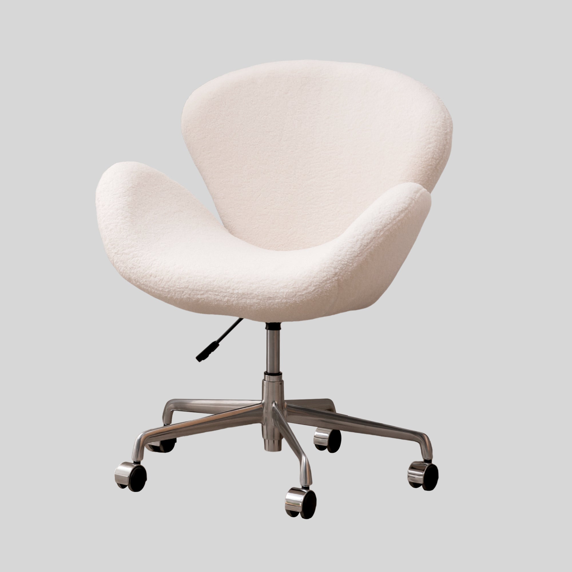 Barde Swivel Padded Swan Chair