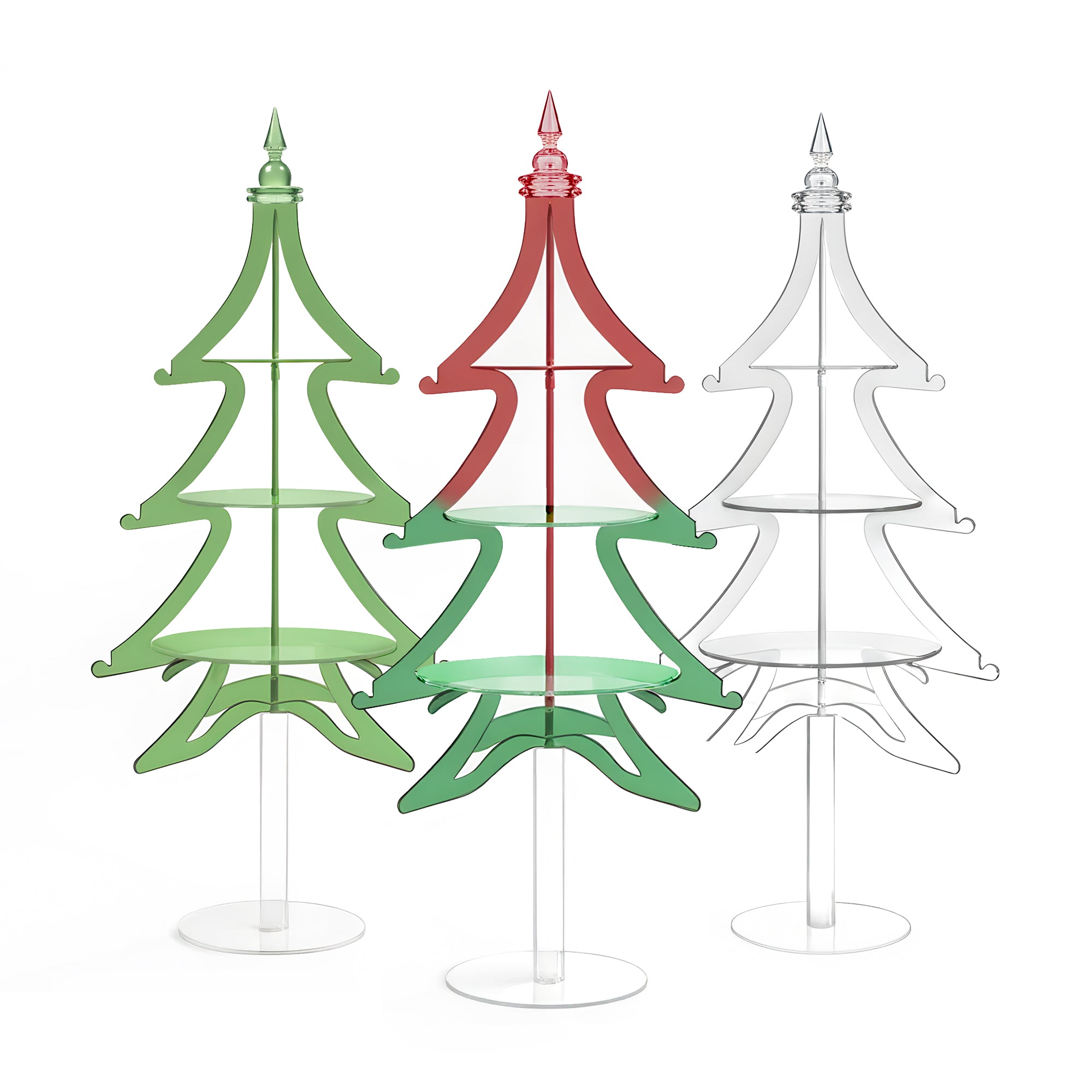 Södergatan 3-Tier Acrylic Christmas Tree Dessert Stand