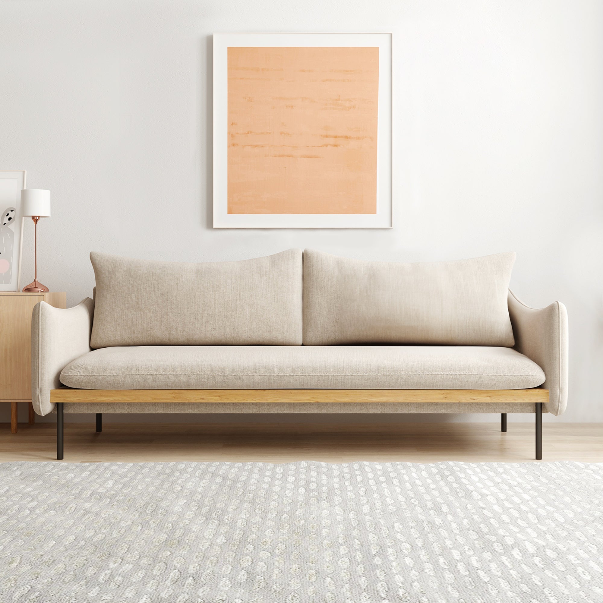 Vivaldi 2 Seater Linen Sofa