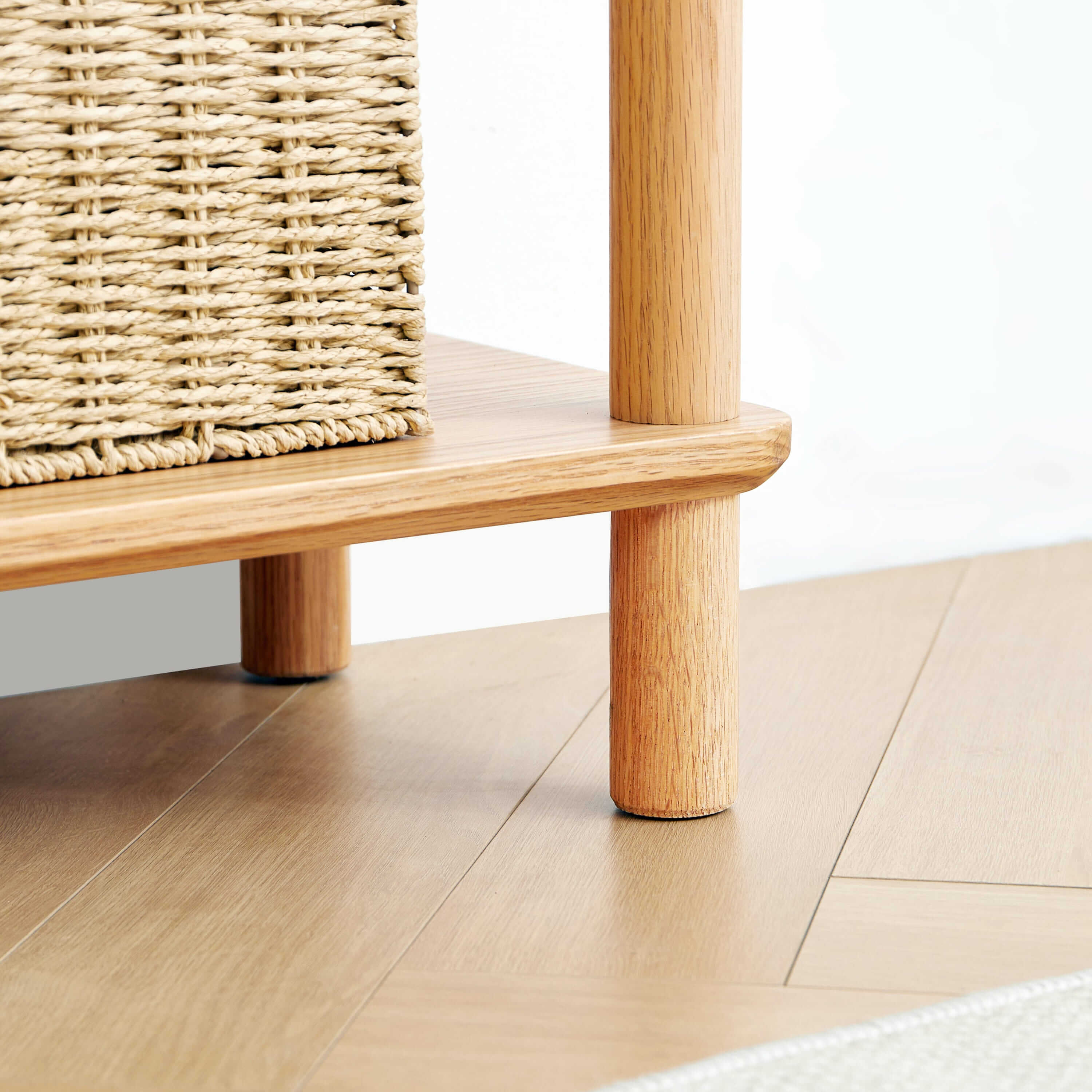 Harstad 2 Tier Solid Oak Display Shelf