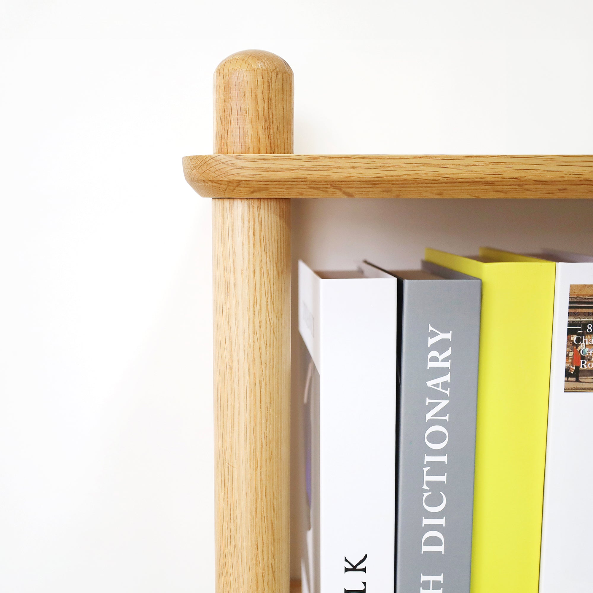 Harstad 2 Tier Solid Oak Display Shelf