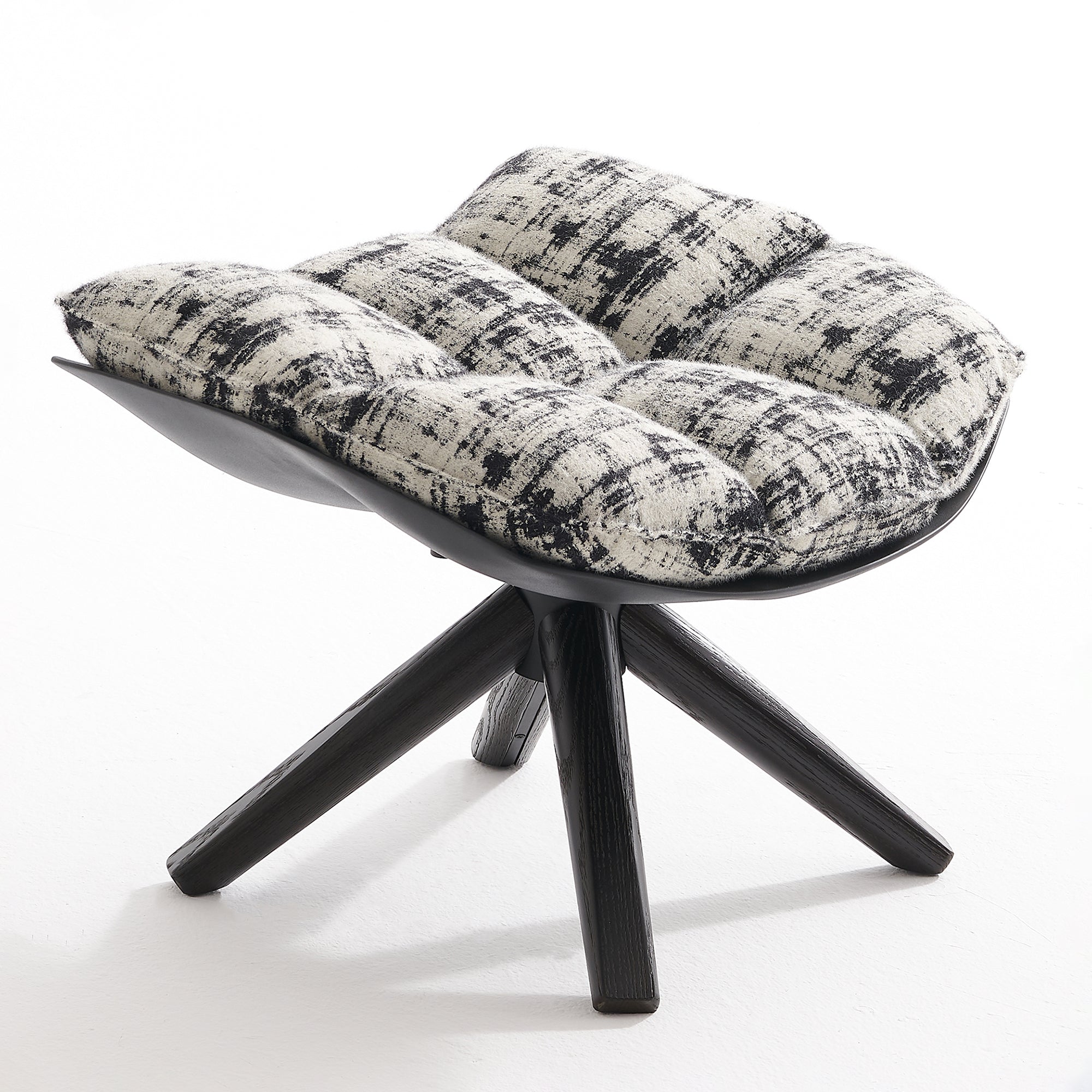 Kiruna Lounge Chair and Foot Stool Set | Replica Husk Chair