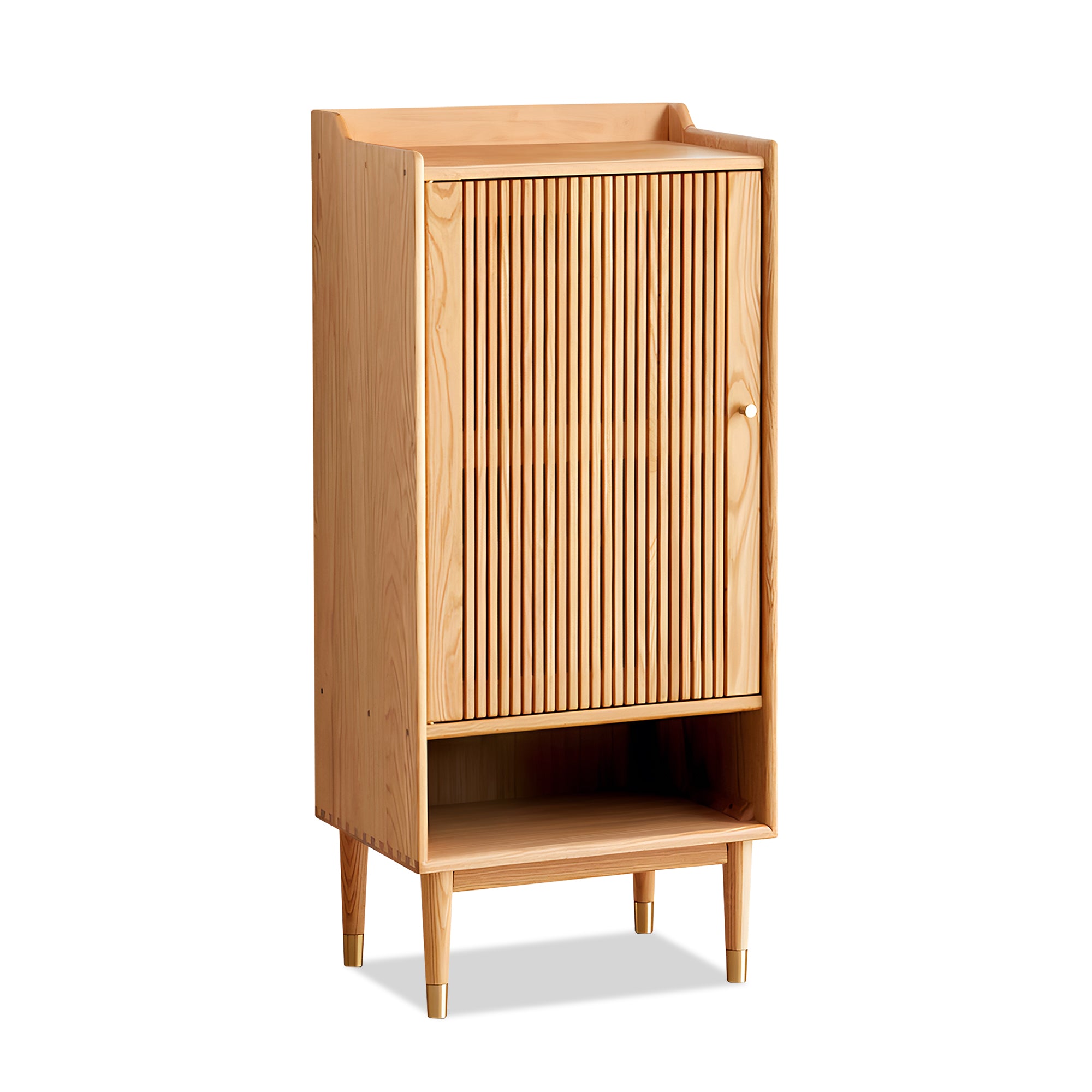 Hamar 5 Layer Solid Oak Wood Shoe Cabinet